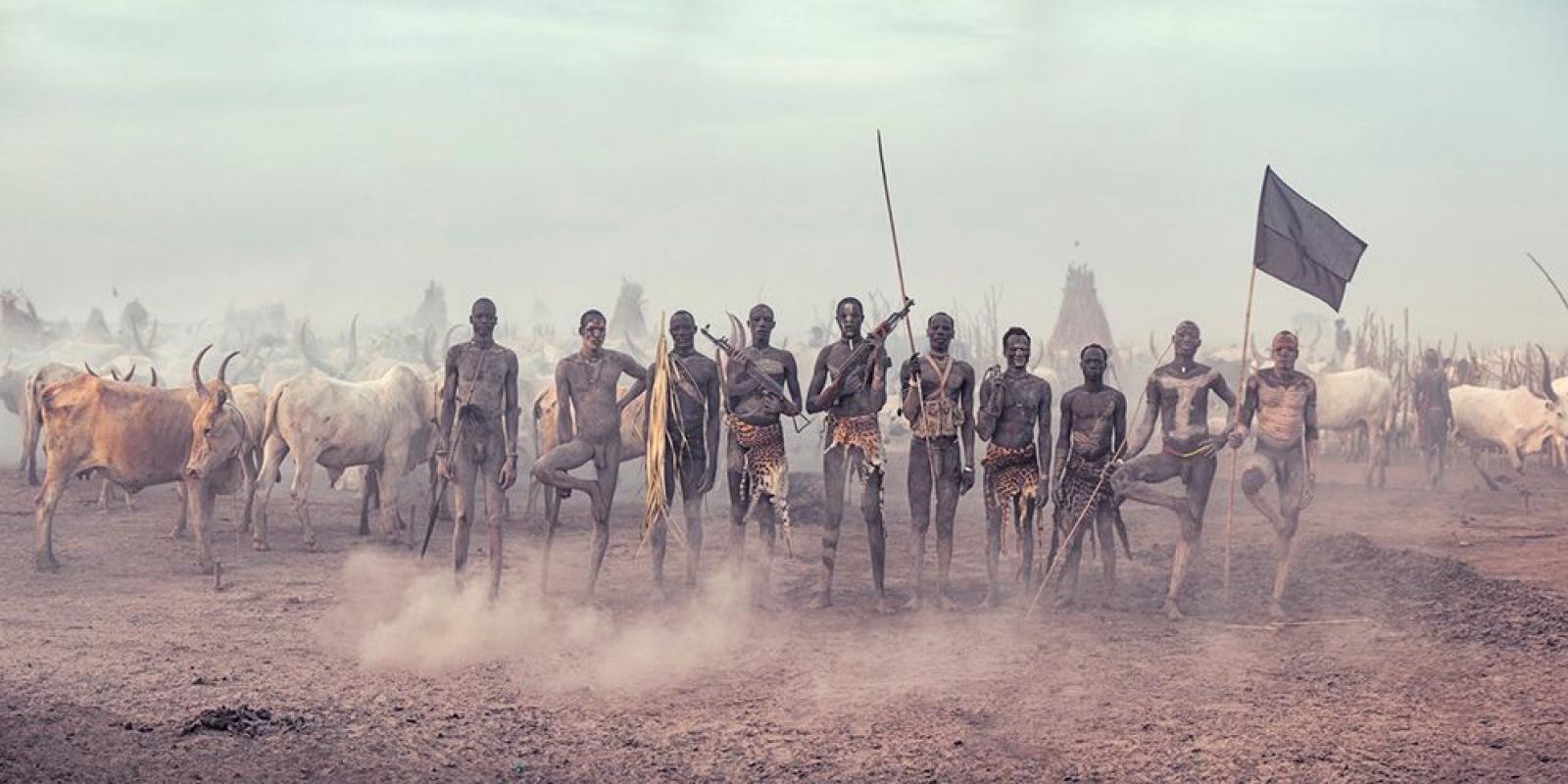 Jimmy Nelson Figurative Photograph - XXV 2 // XXV South Sudan