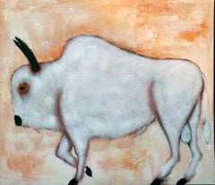 Original acrylic on canvas by Jimmy Wright  UNTITLED - TAURUS