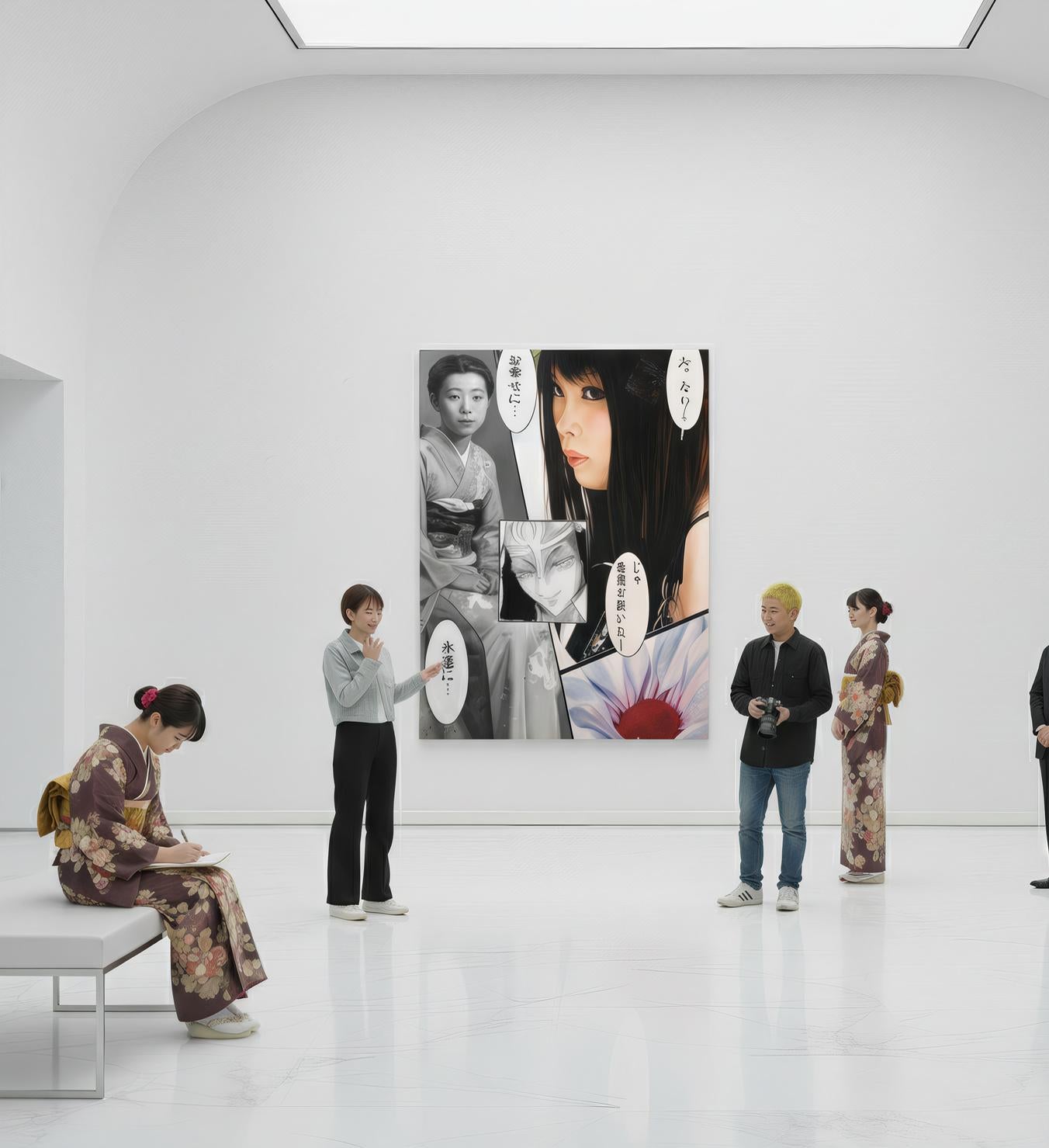 Flower Flag : Sakura Blossoms in Technicolor, Tokyo
s Floral Overture