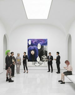 Purple Arlequin : Harajuku Rhapsody, The Enigmatic Dance of Colors