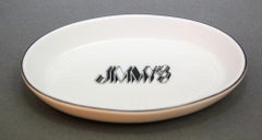 Jimmy's Restaurant Beverly Hills Porcelain Ashtray Dish Catchall Collectible 80s