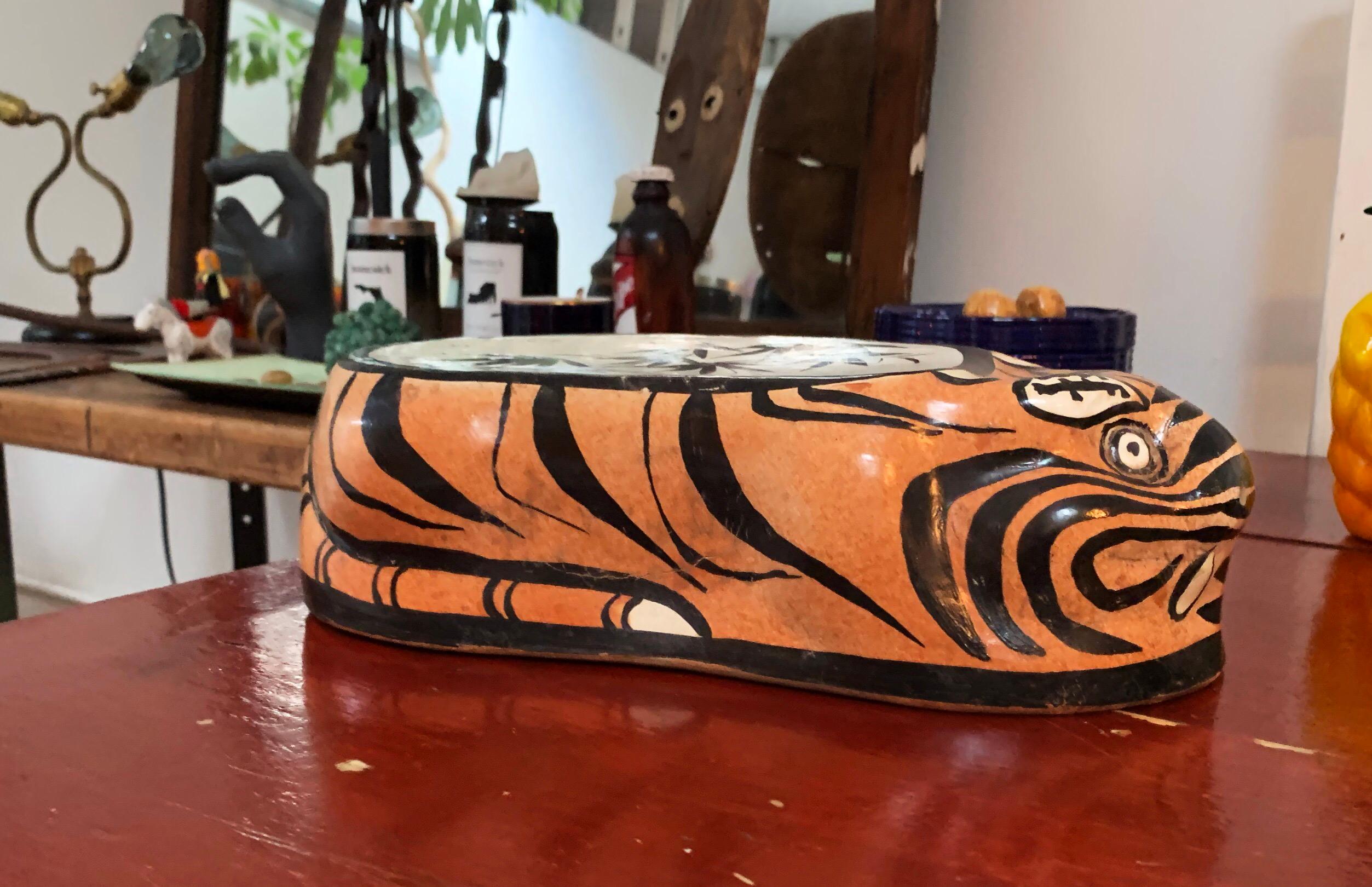 chinese tiger pillow