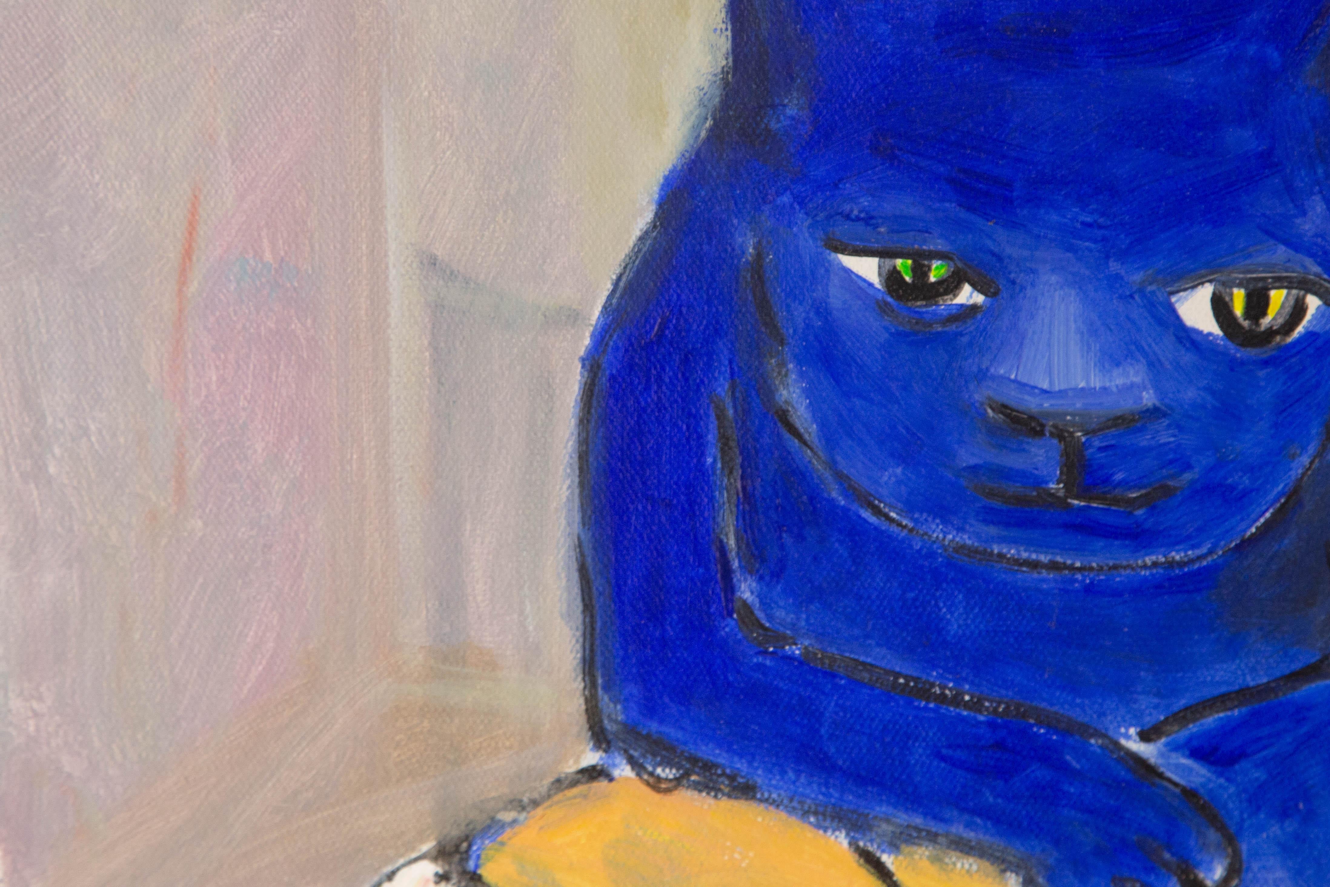 Jin Guo Tierische Original-Acryl auf Leinwand 