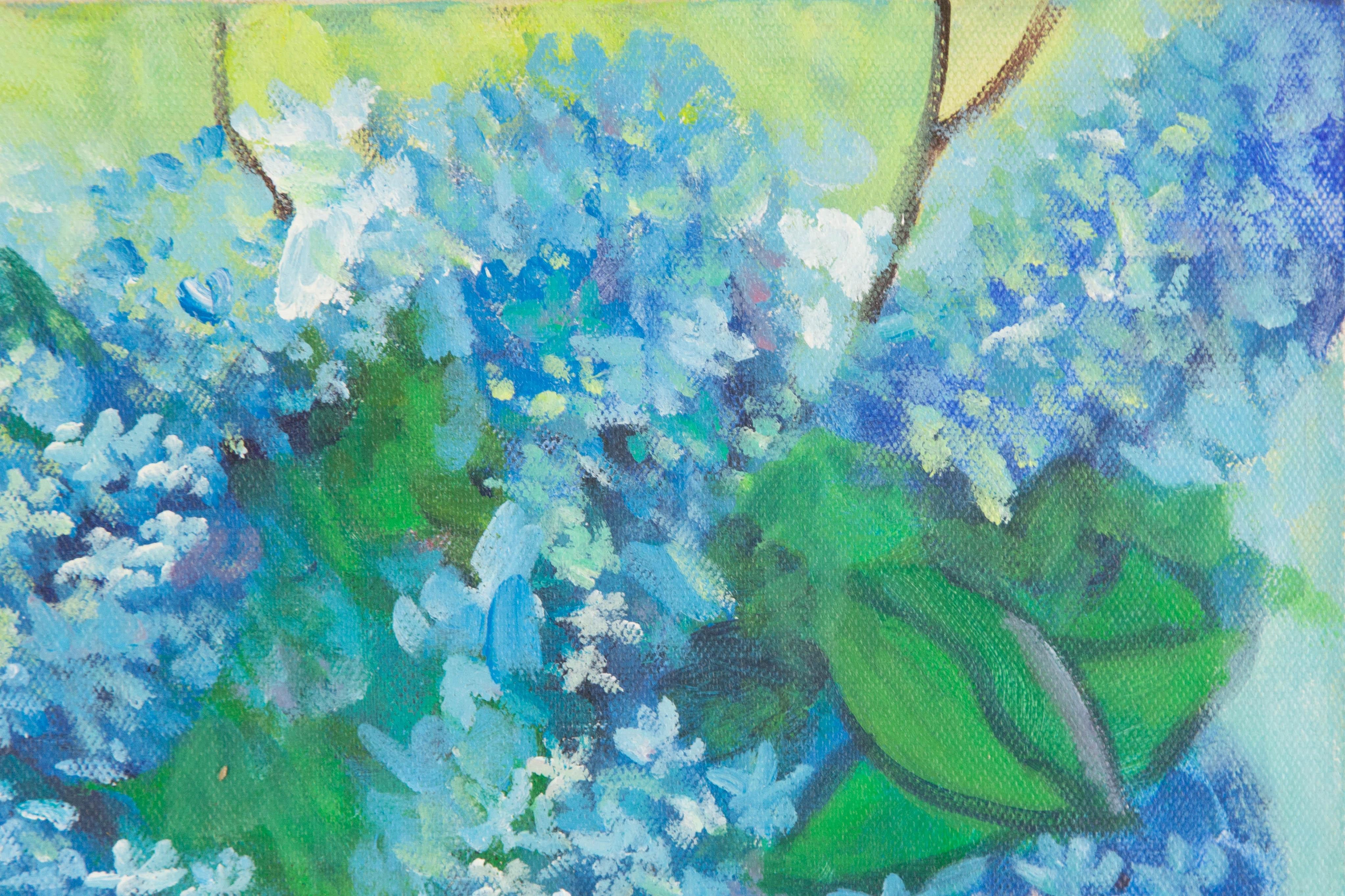 Jin Guo Floral Original Oil On Canvas 