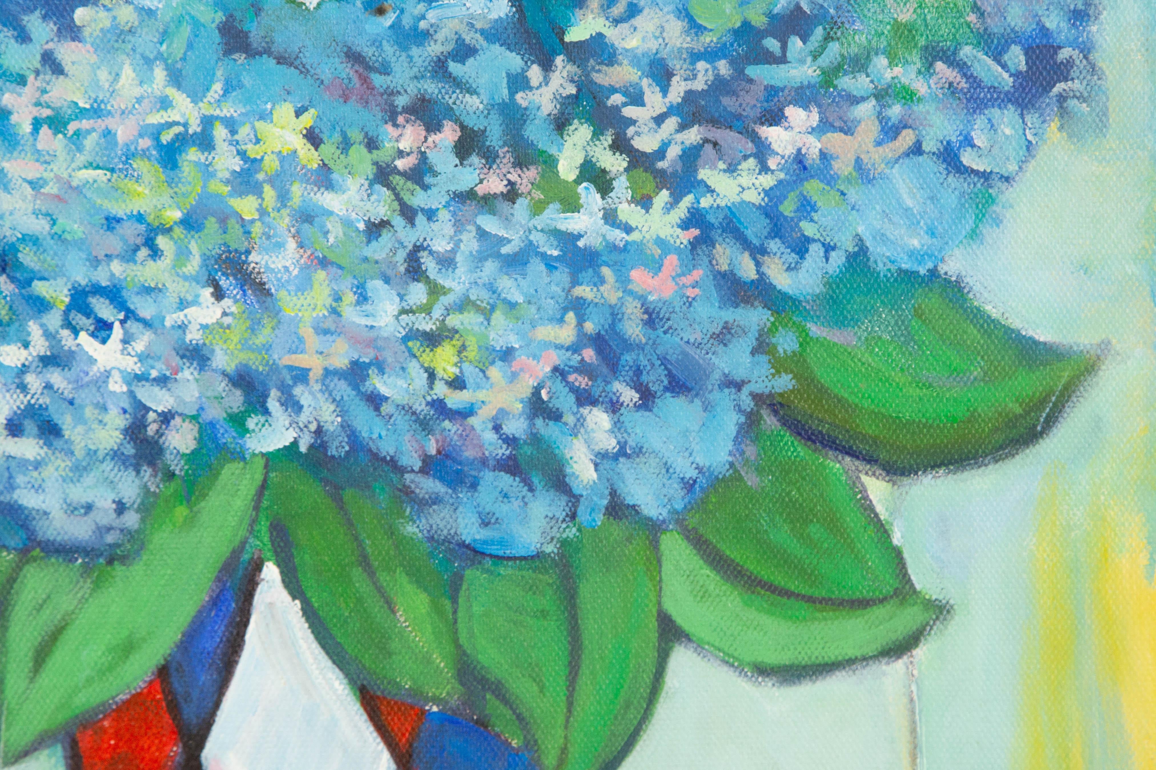 Jin Guo Floral Original Oil On Canvas 