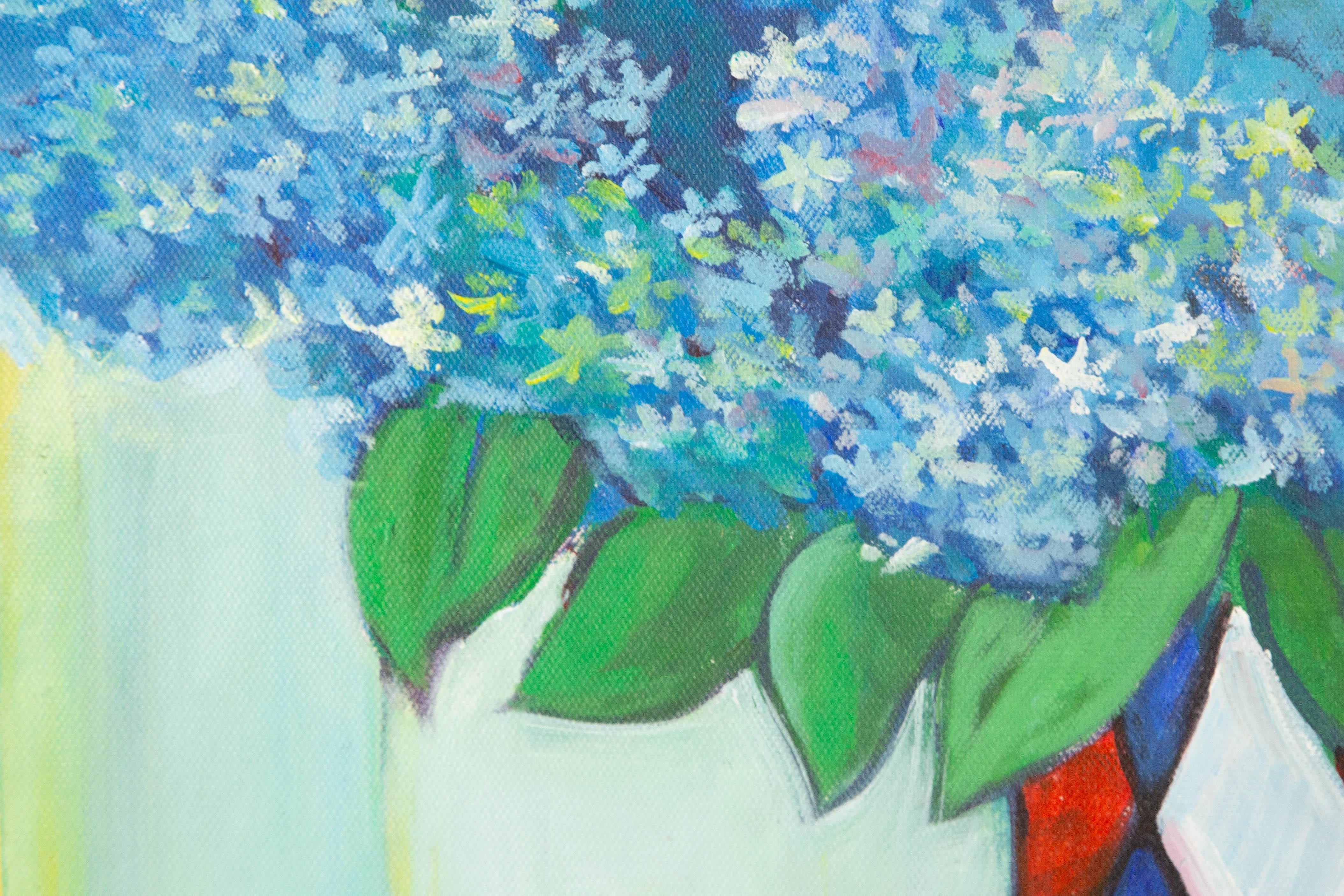 Jin Guo Floral Original Oil On Canvas 