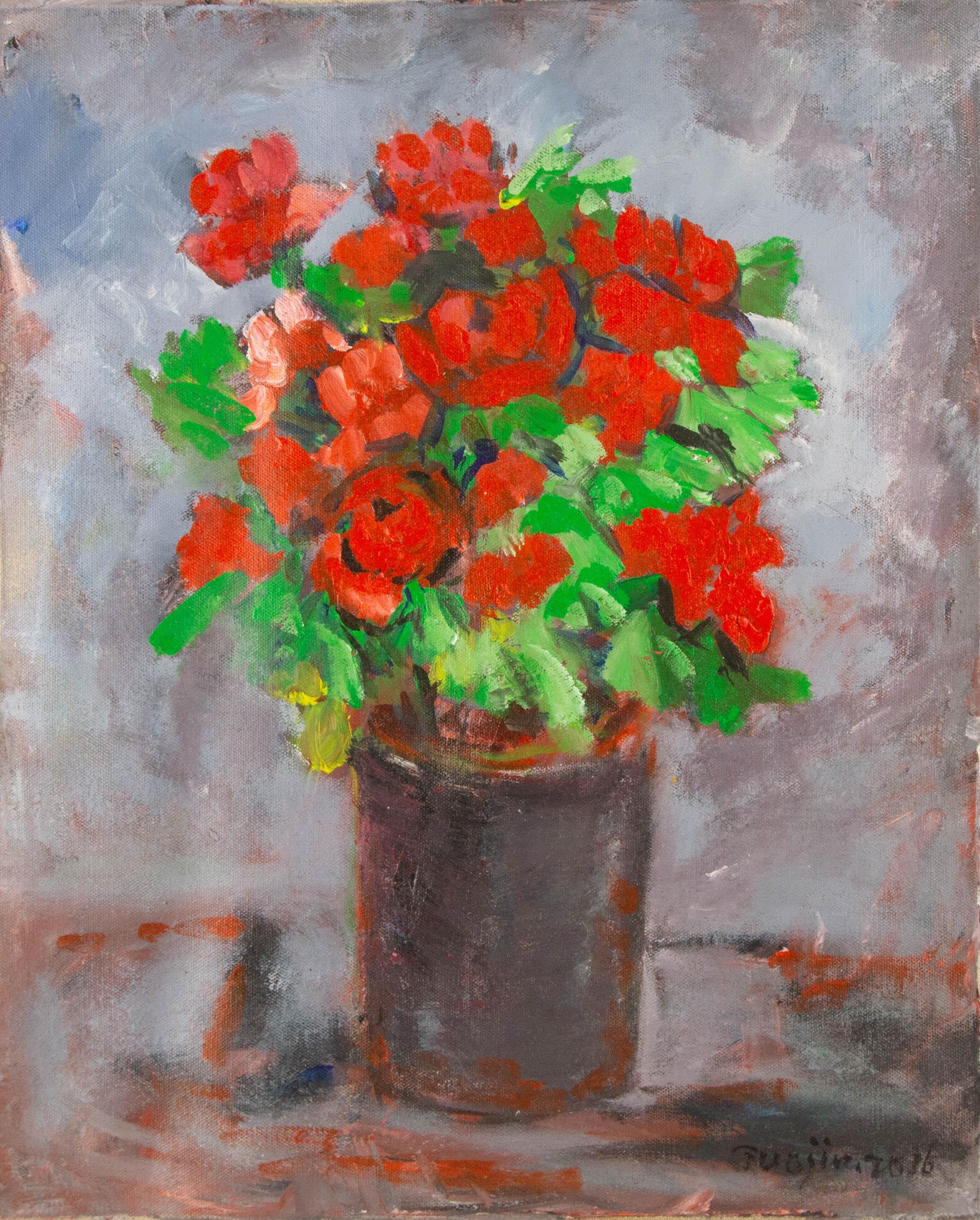  Titre : Au nom de l'amour
 Médium : Huile sur toile
 Taille : 23.25 x 19 pouces
 Cadre : Options d'encadrement disponibles !
 Condit : Le tableau semble être en excellent état.
 Note : Cette peinture n'est pas étirée, elle est expédiée roulée à