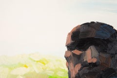 Jin Liu Impressionist Original Oil Painting "Easter Island Moai Statues"