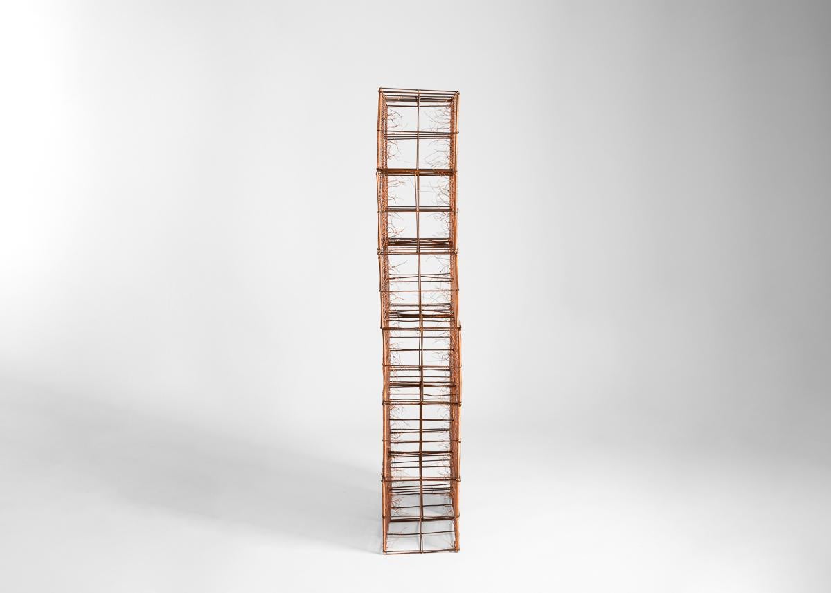 Jin Soo Kim, Large Copper Rectangular Sculpture, United States, 2019 In Good Condition For Sale In New York, NY