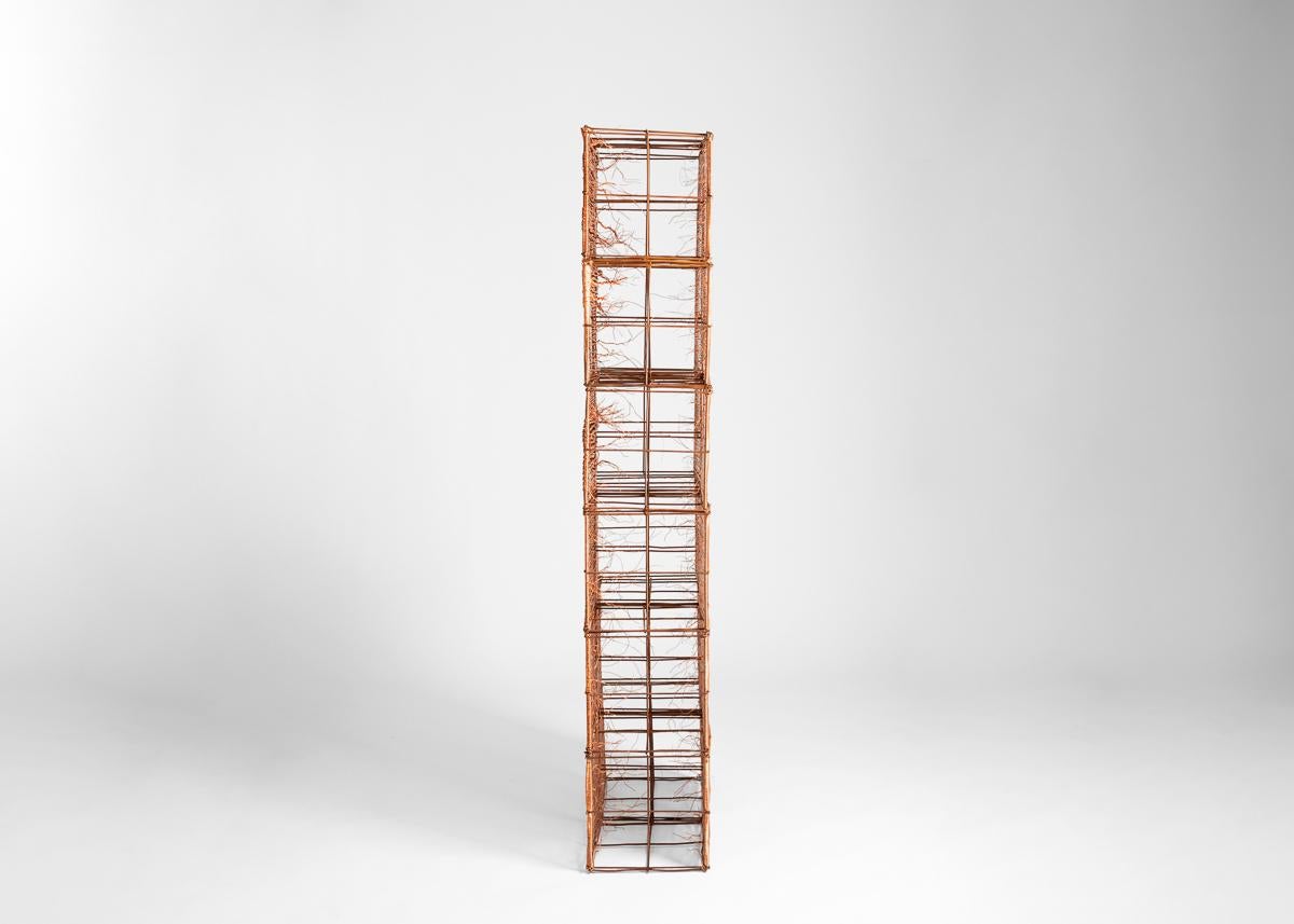 Jin Soo Kim, Large Copper Rectangular Sculpture, United States, 2019 In Good Condition For Sale In New York, NY
