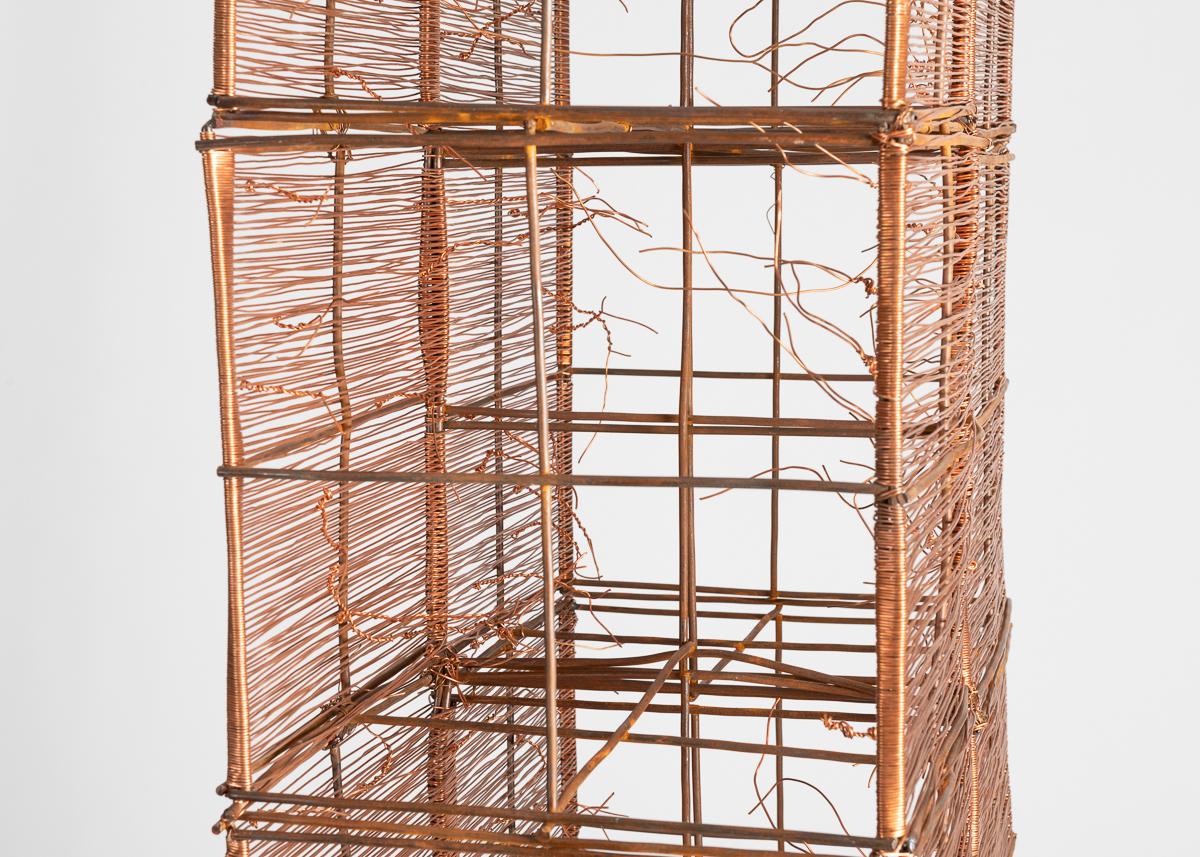 Contemporary Jin Soo Kim, Large Copper Rectangular Sculpture, United States, 2019 For Sale