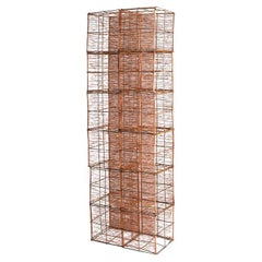 Jin Soo Kim, Escultura rectangular grande de cobre, Estados Unidos, 2019