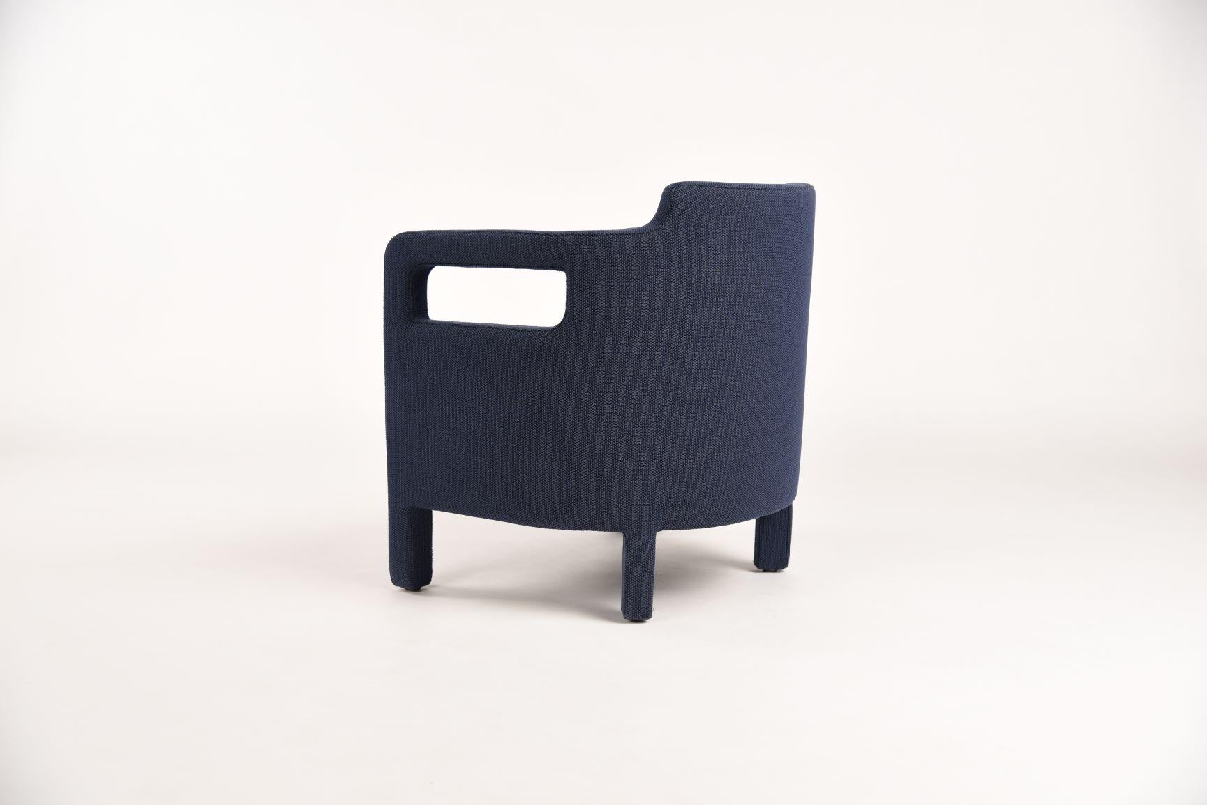 Modern Jinbao Street Lounge Chair by Yabu Pushelberg in Client's Own Material For Sale