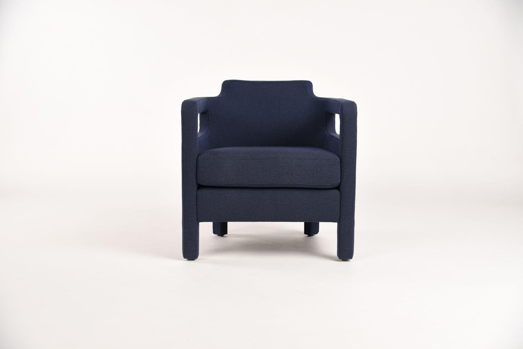 Contemporary Jinbao Street Lounge Chair by Yabu Pushelberg in Client's Own Material For Sale