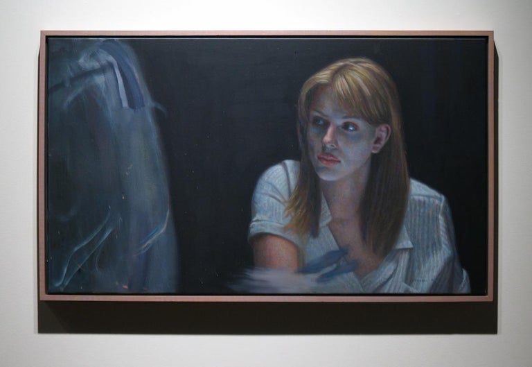 Perceiving Existence (Scarlett Johansson) - Painting by Jinchul Kim