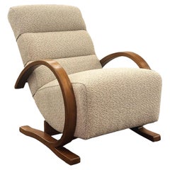 Jindrich Halabala Attributed Bentwood Lounge Chair