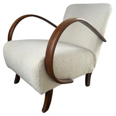  Jindřich Halabala Chair-Reupholstered 