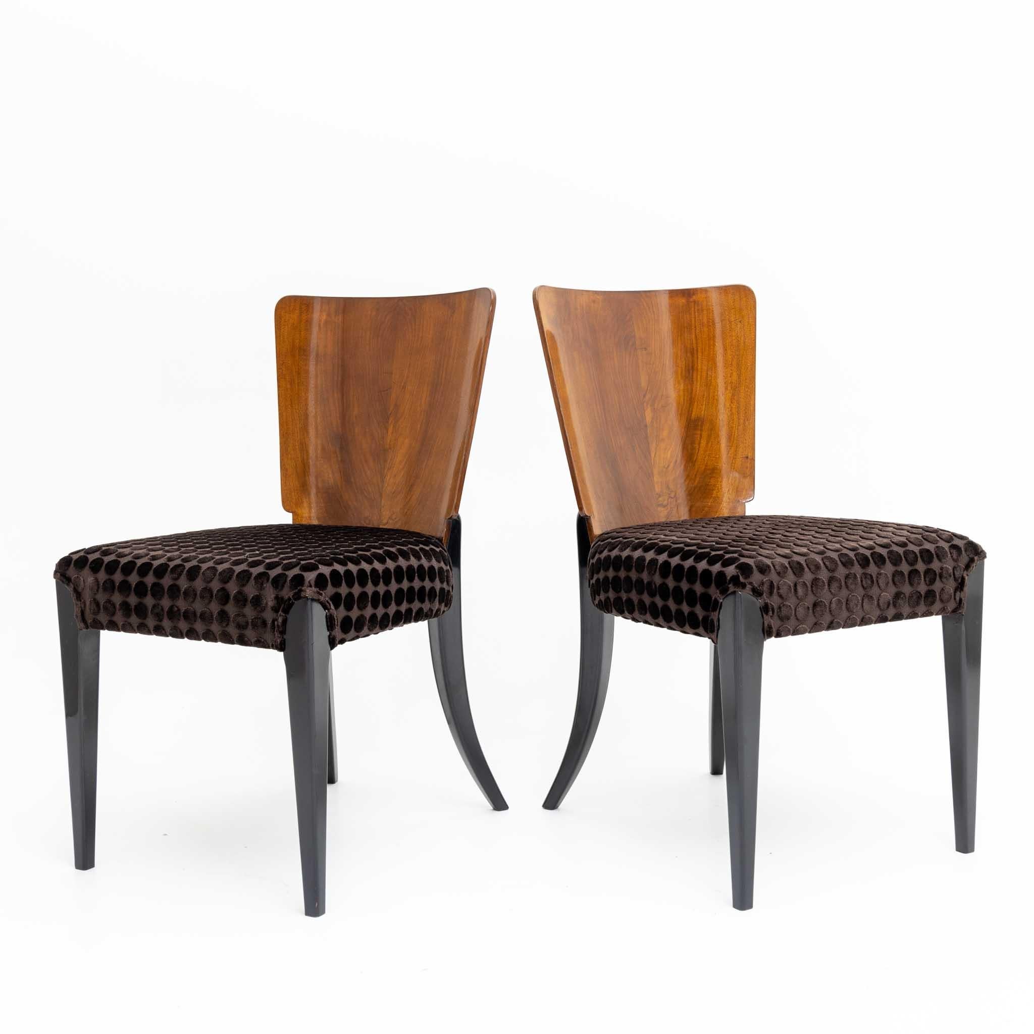 Modern Jindrich Halabala Chairs, Czechoslovakia, 1930s For Sale