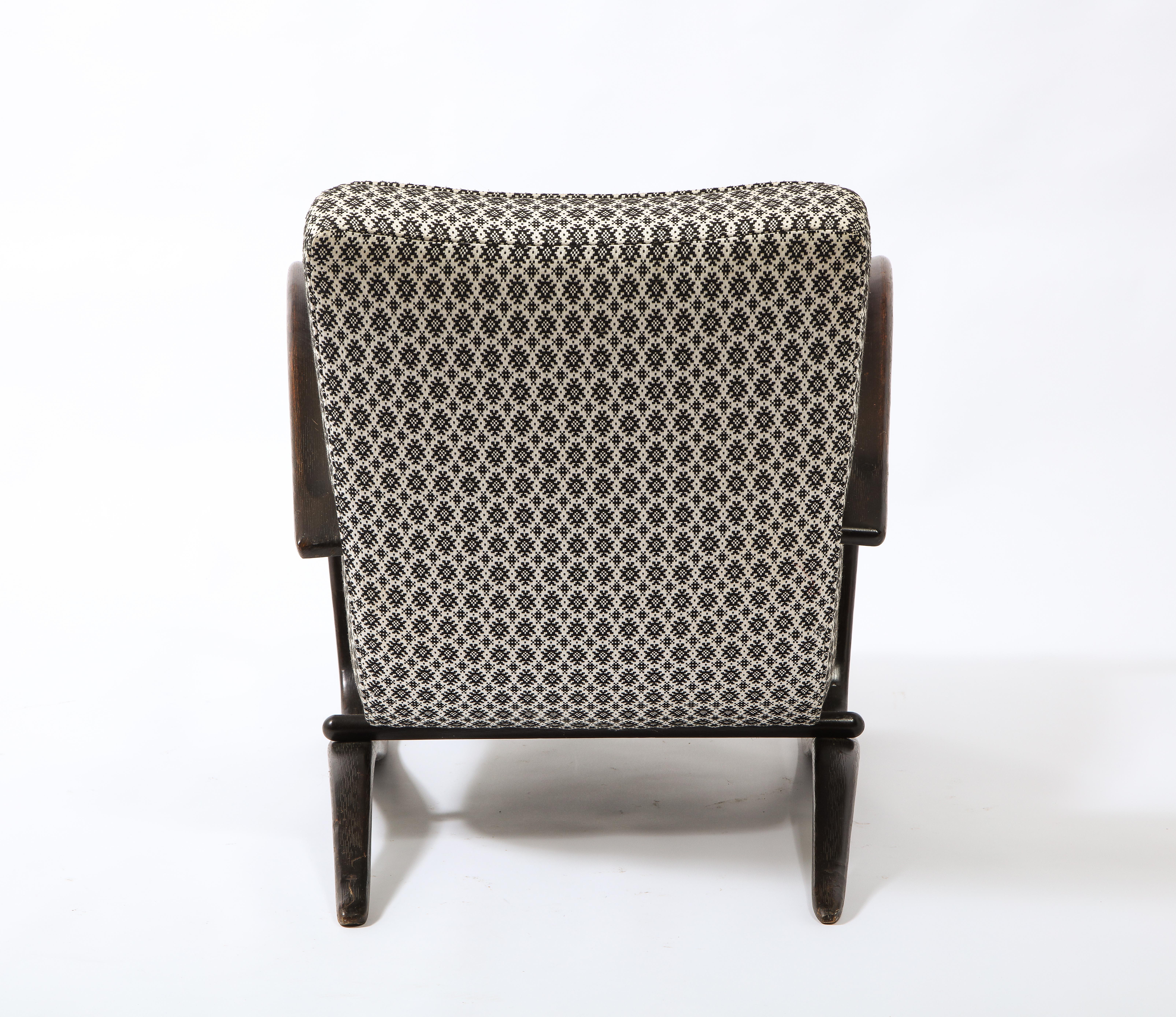 Jindrich Halabala Chair Model H269, Czechoslovakia, 1950's 11