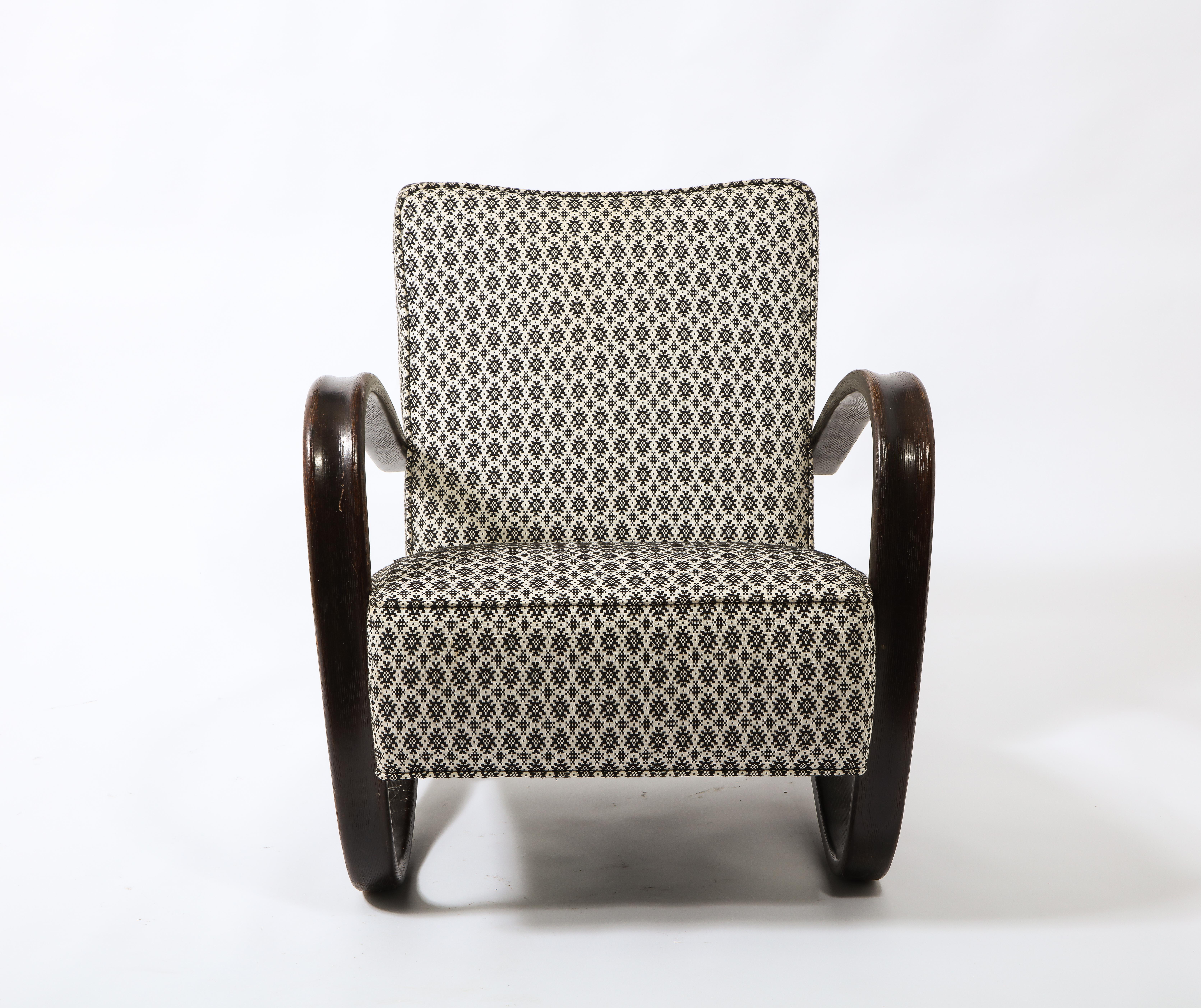 Jindrich Halabala Chair Model H269, Czechoslovakia, 1950's 1