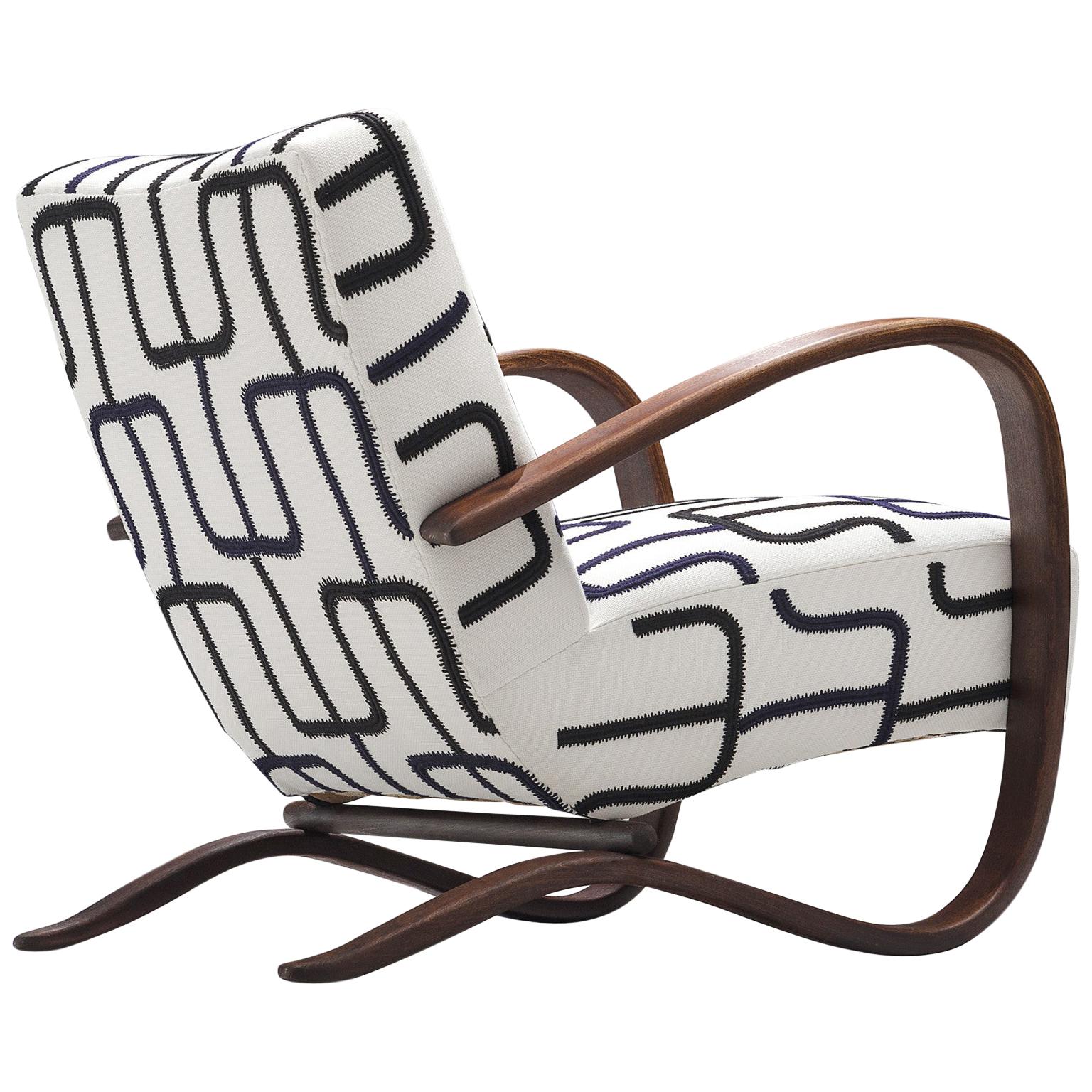 Jindřich Halabala Customizable Lounge Chair