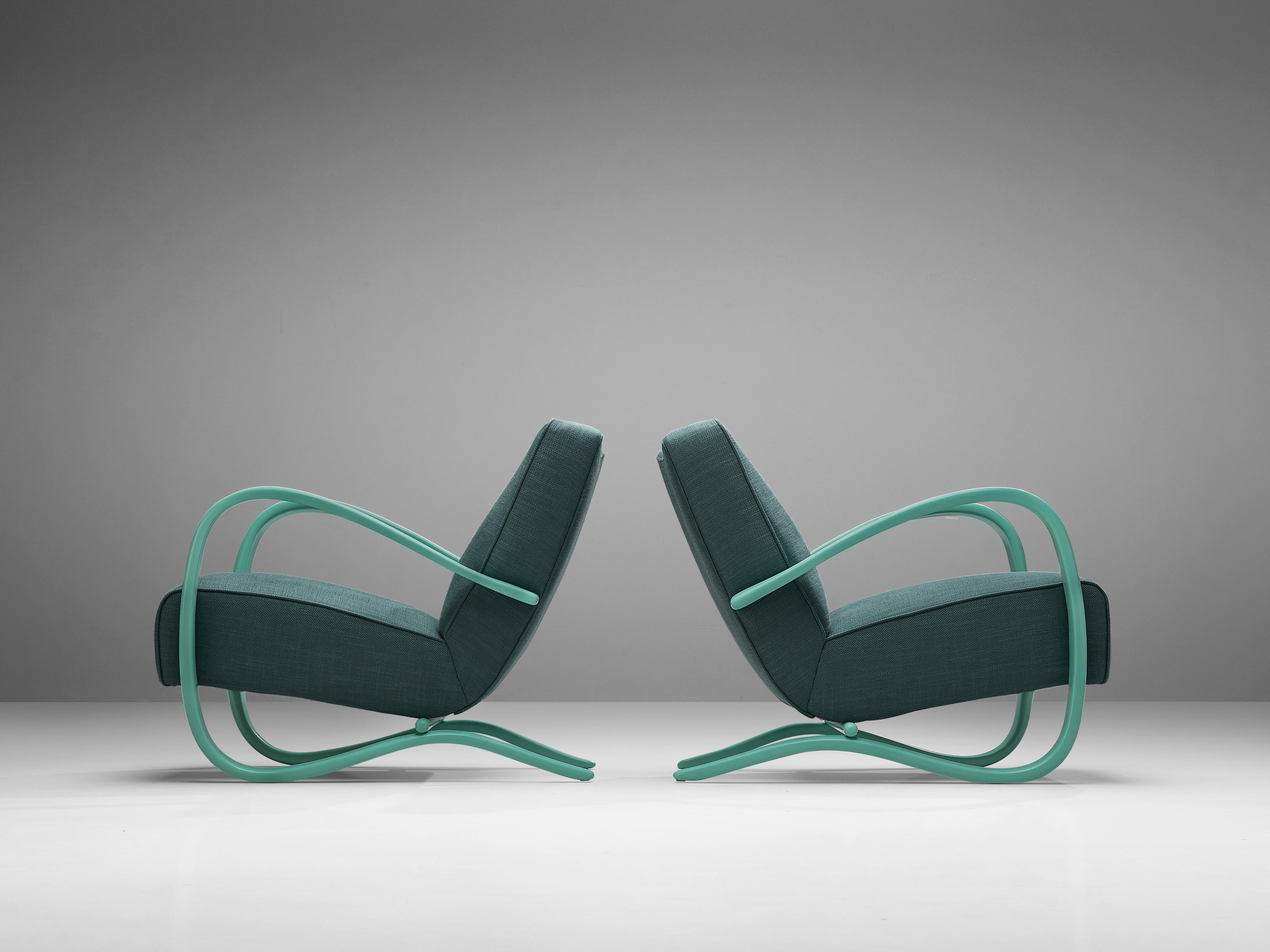 Mid-20th Century Jindřich Halabala Customizable Lounge Chairs