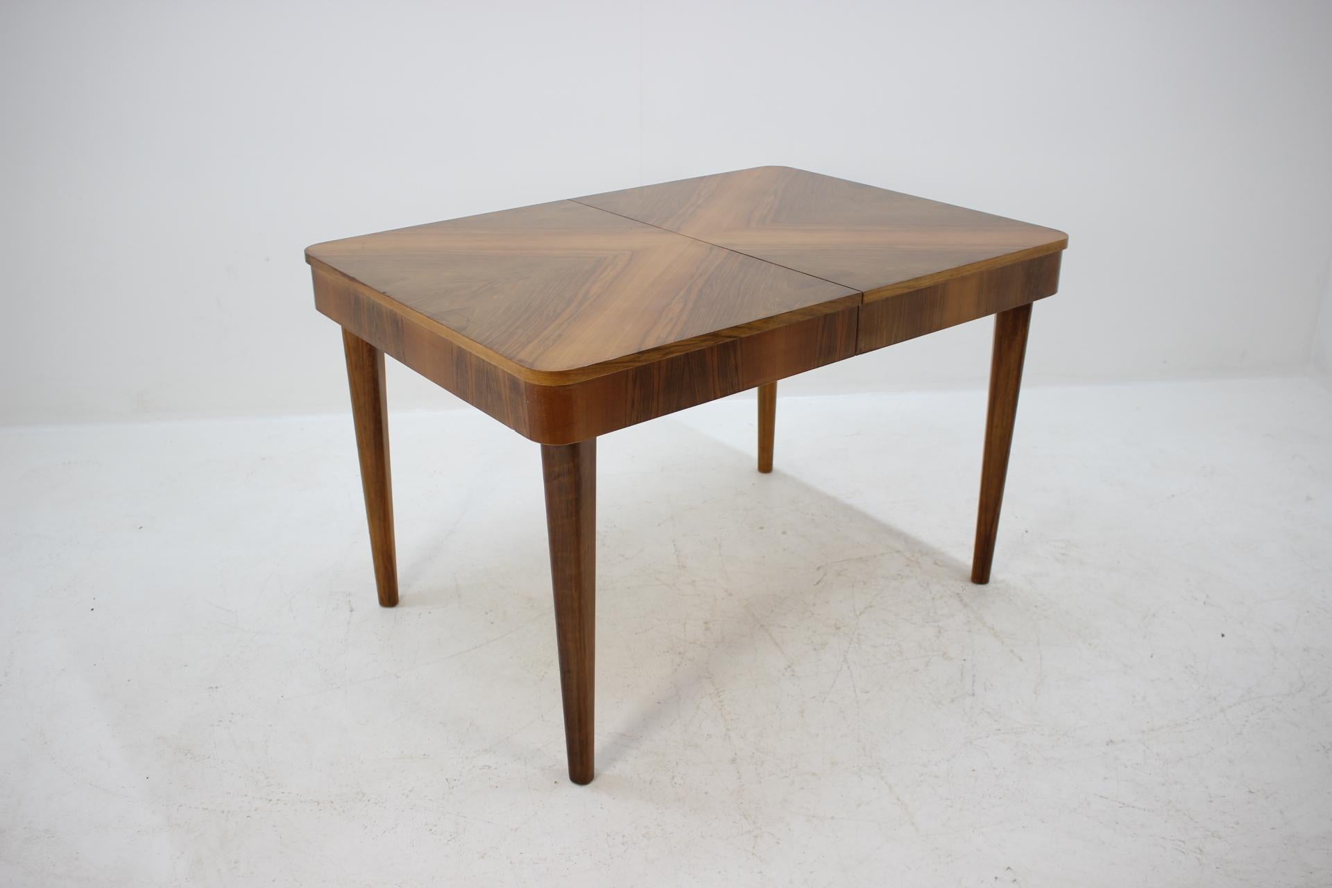Wood Jindřich Halabala Extendable Dining Table for UP Zavody