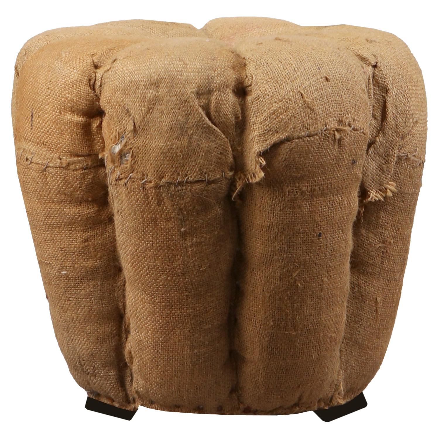 Jindřich Halabala for Spojené UP závody Art Deco Stool, 1930s