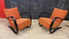 Jindrich Halabala H-269 Armchairs