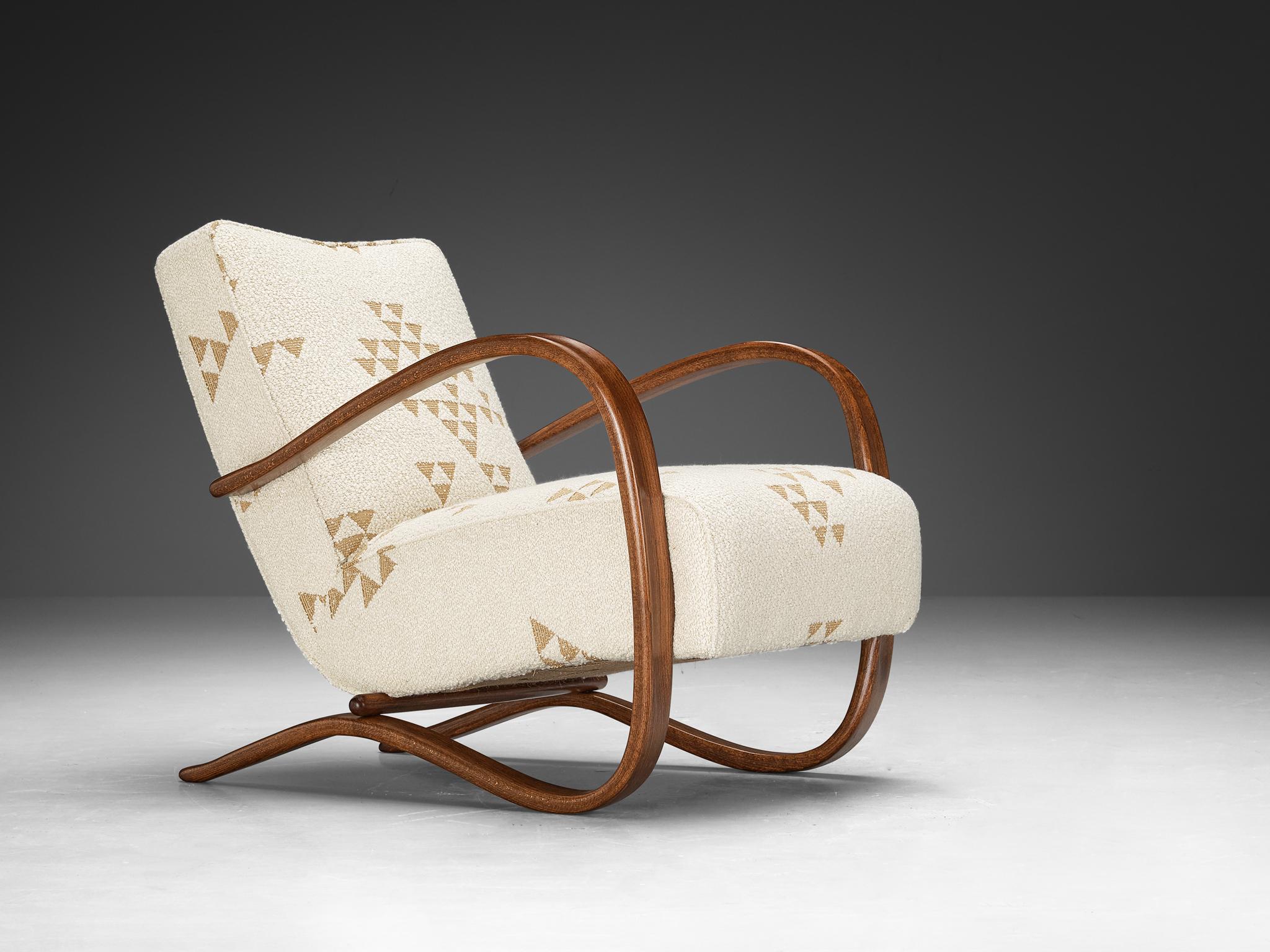 Jindrich Halabala Lounge Chair  For Sale 2