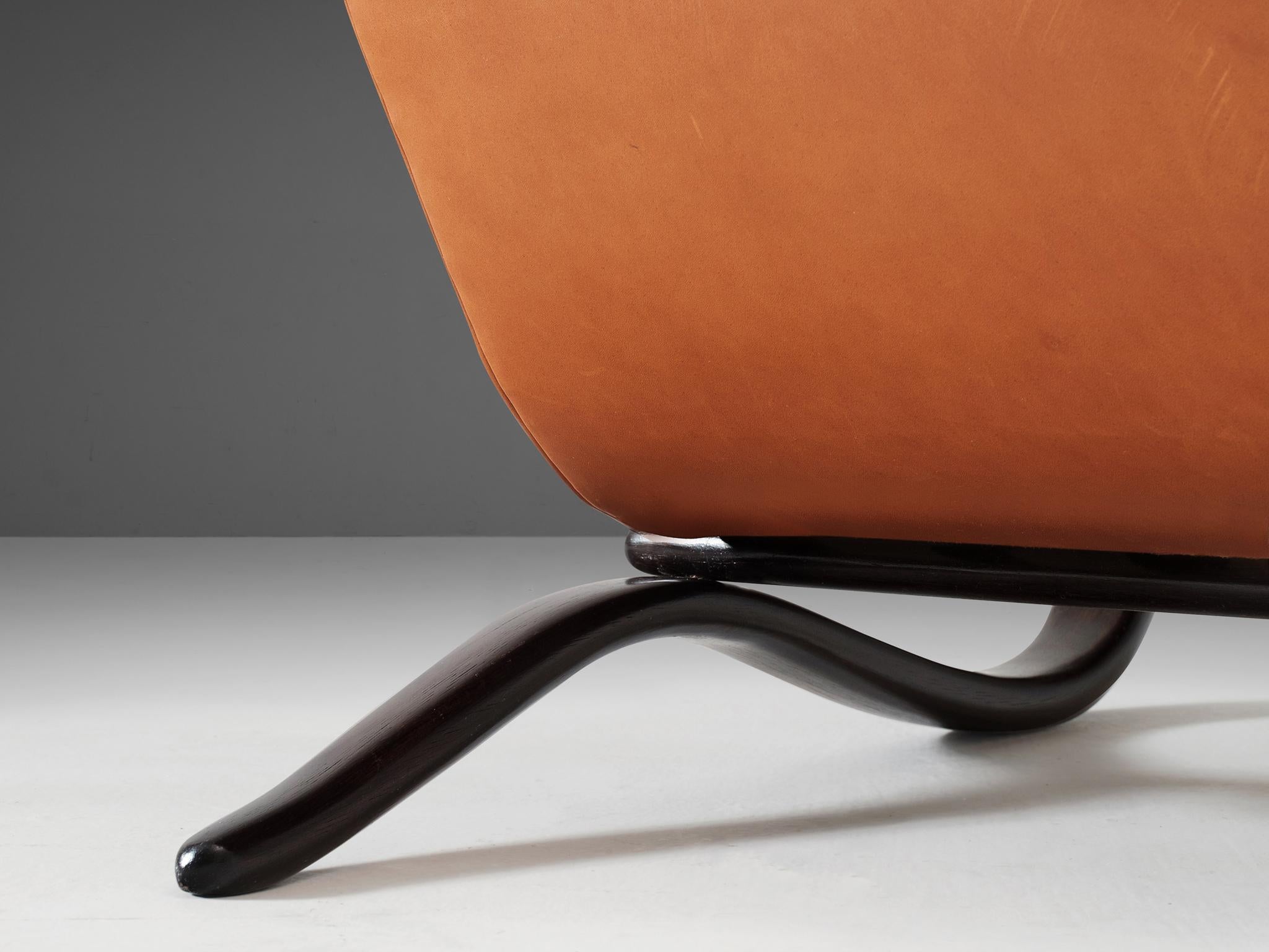 Czech Listing for Emily: Two Halabala Lounge Chairs incl wood-excl upholstery