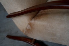 JINDRICH HALABALA LOUNGE CHAIRS IN PONY SKIN - CZECH REPUBLIC 1930s