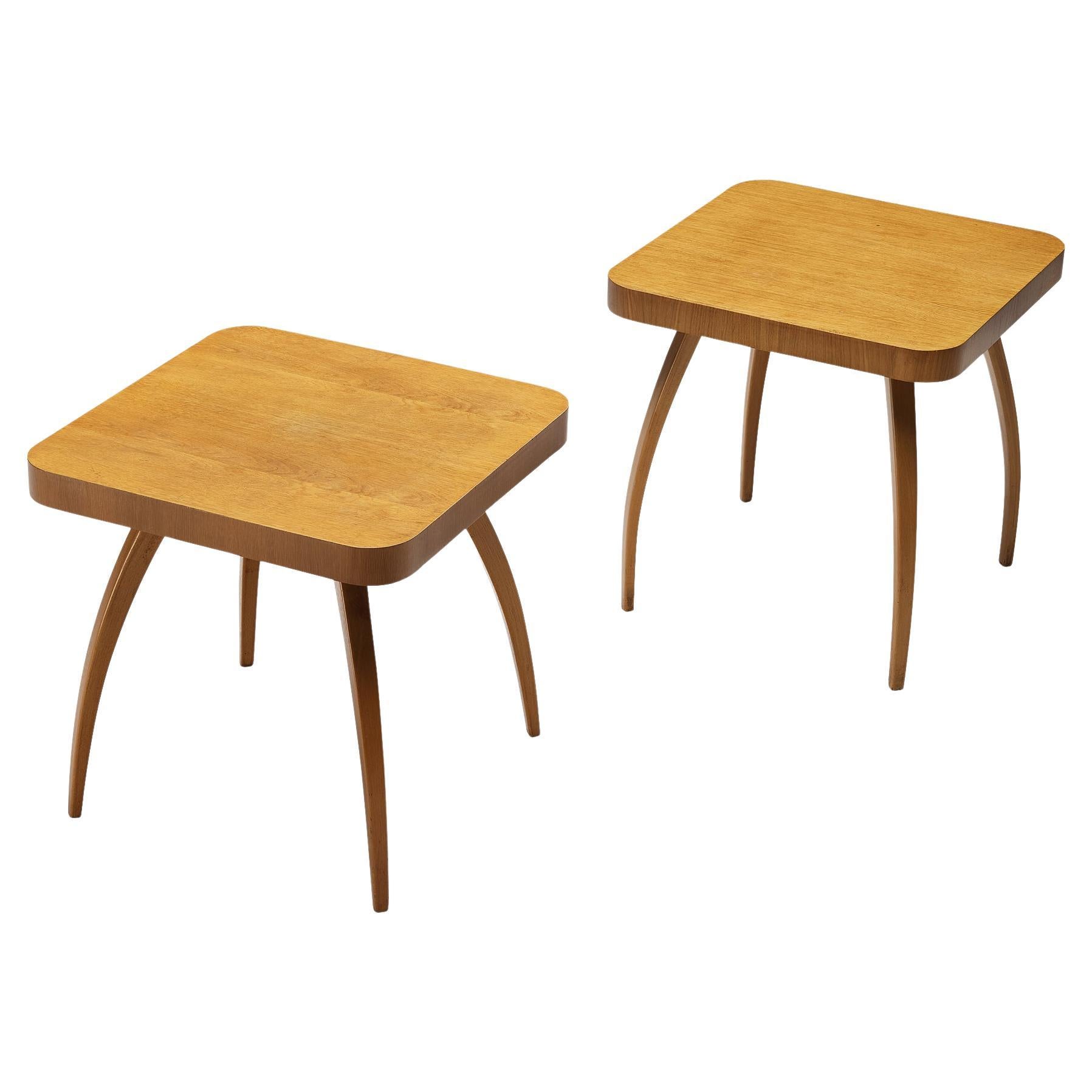 Jindrich Halabala 'Spider' Side Tables