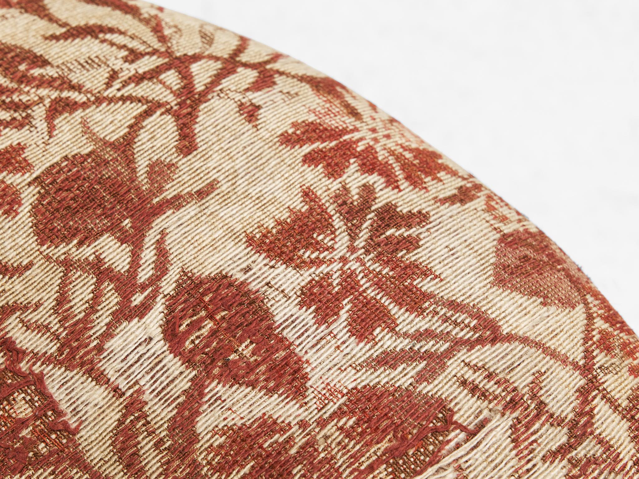 Fabric Jindrich Halabala Stool in Decorative Upholstery