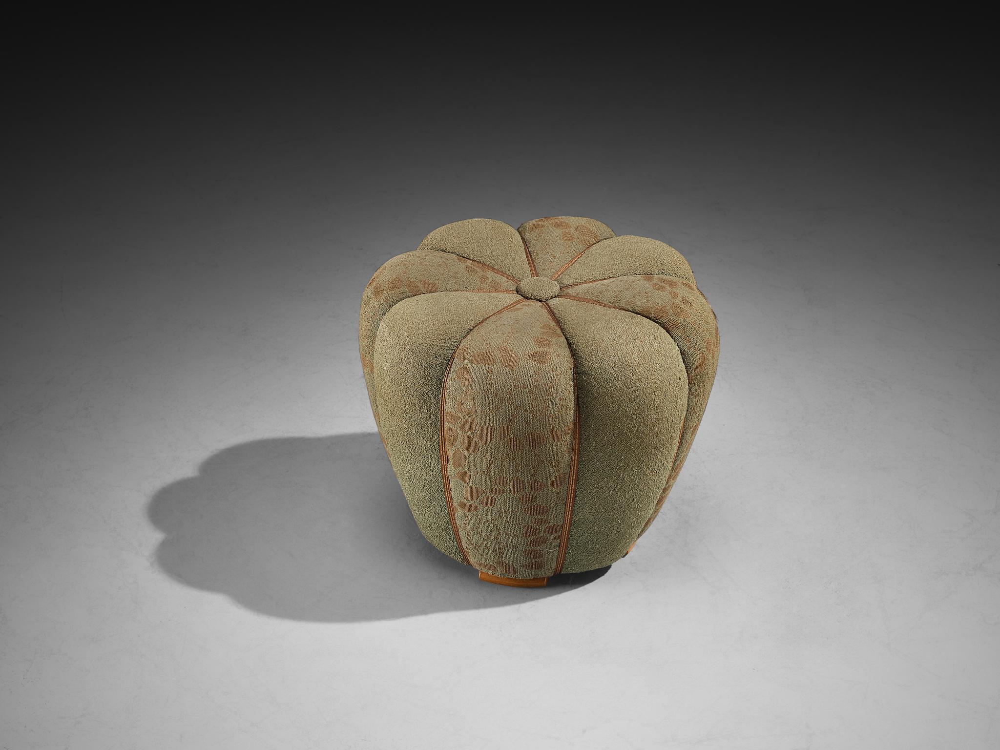 Mid-20th Century Jindrich Halabala Stools in Decorative Upholstery For Sale