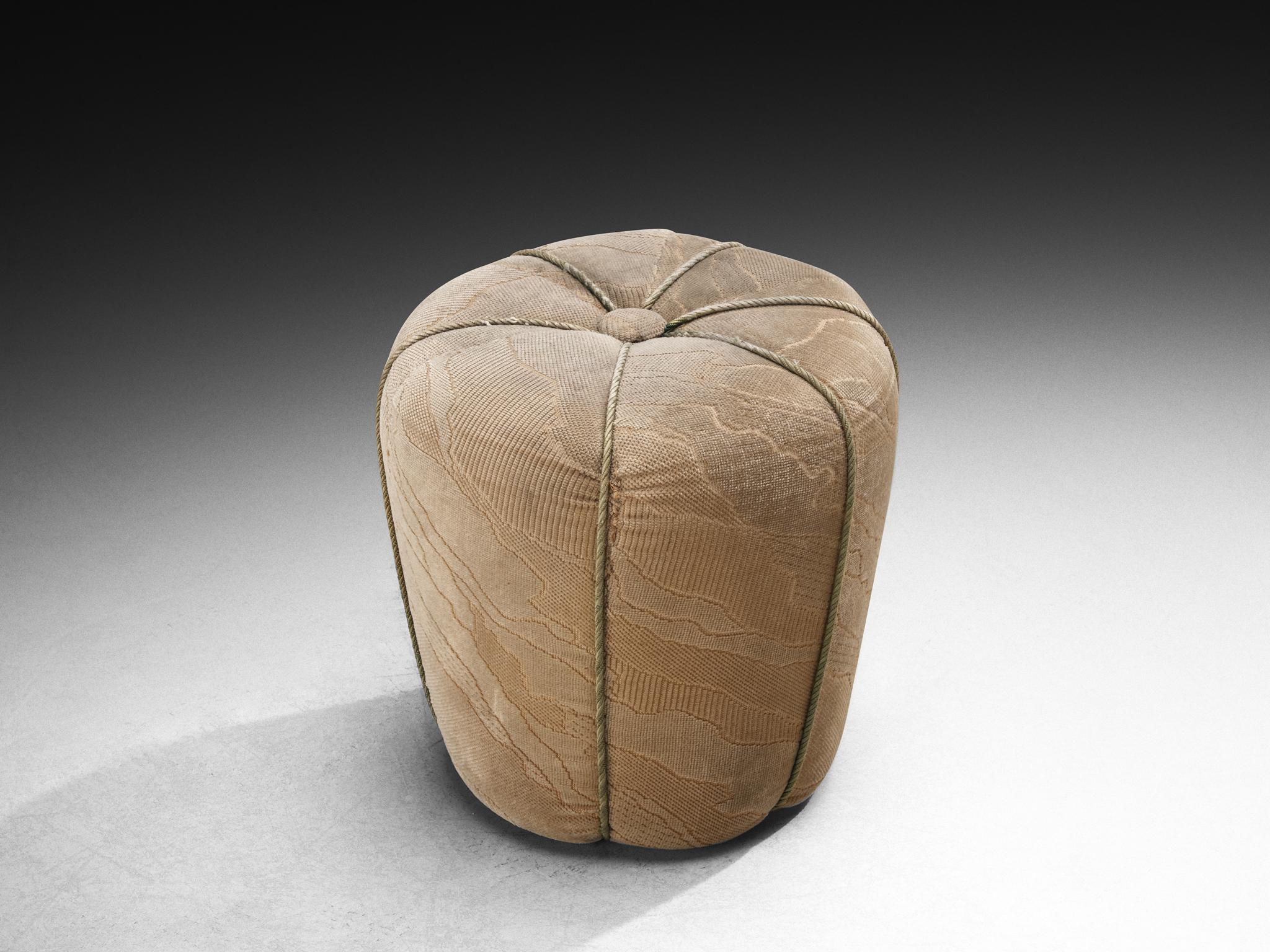 Mid-20th Century Jindrich Halabala Stools in Decorative Upholstery For Sale