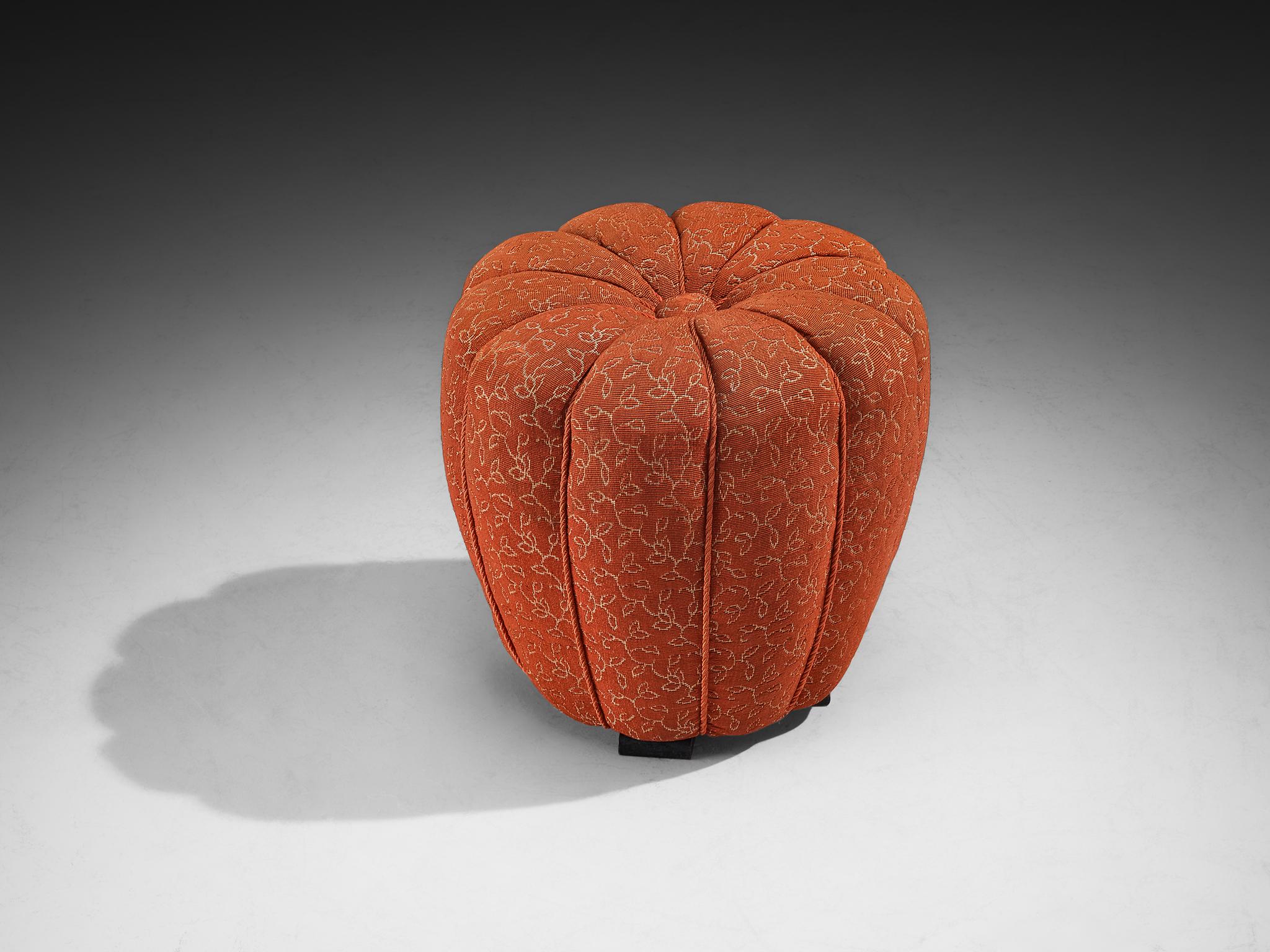 Fabric Jindrich Halabala Stools in Decorative Upholstery For Sale