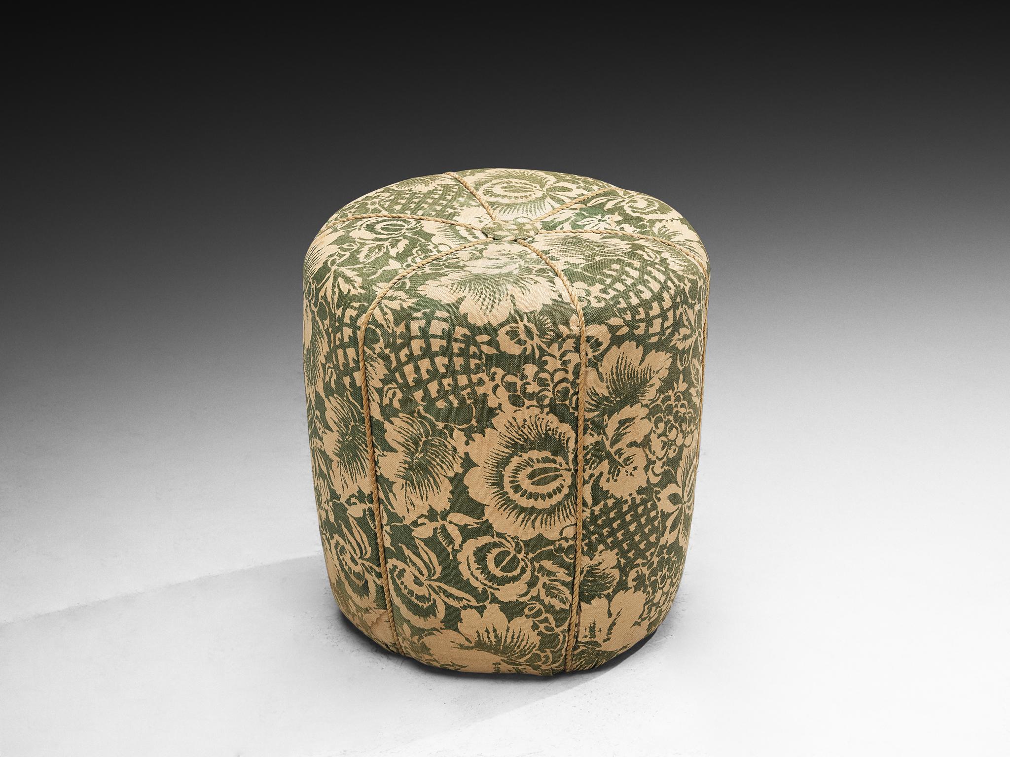 Tissu Tabourets Jindrich Halabala en tissu d'ameublement décoratif en vente