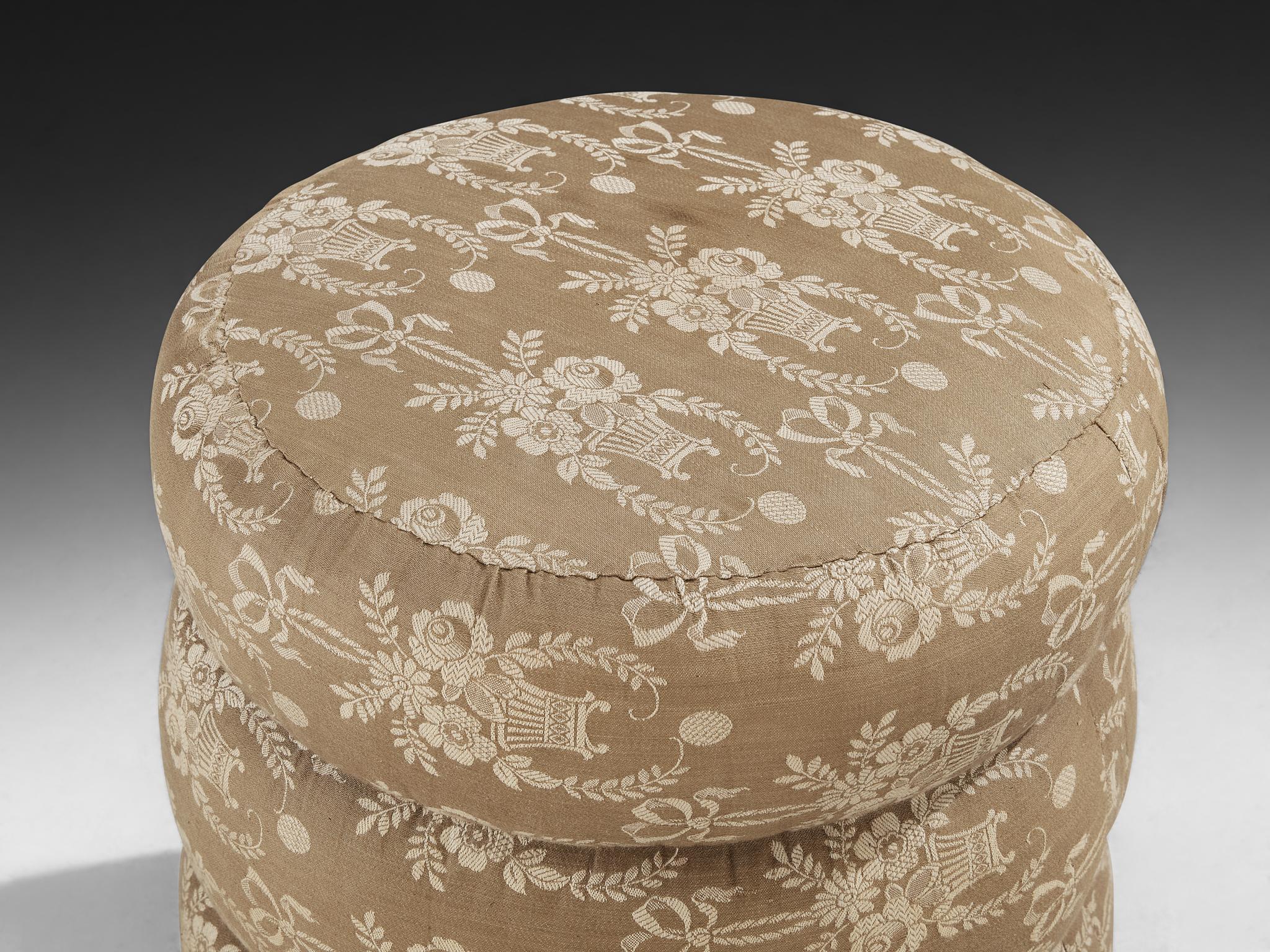 Jindrich Halabala Stools in Decorative Upholstery For Sale 1