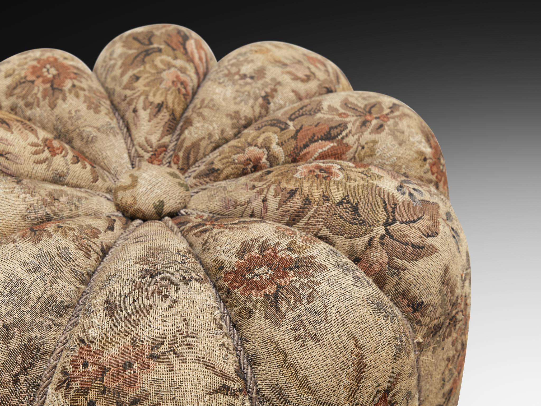 Jindrich Halabala Stools in Decorative Upholstery For Sale 2