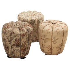 Fabric Ottomans and Poufs