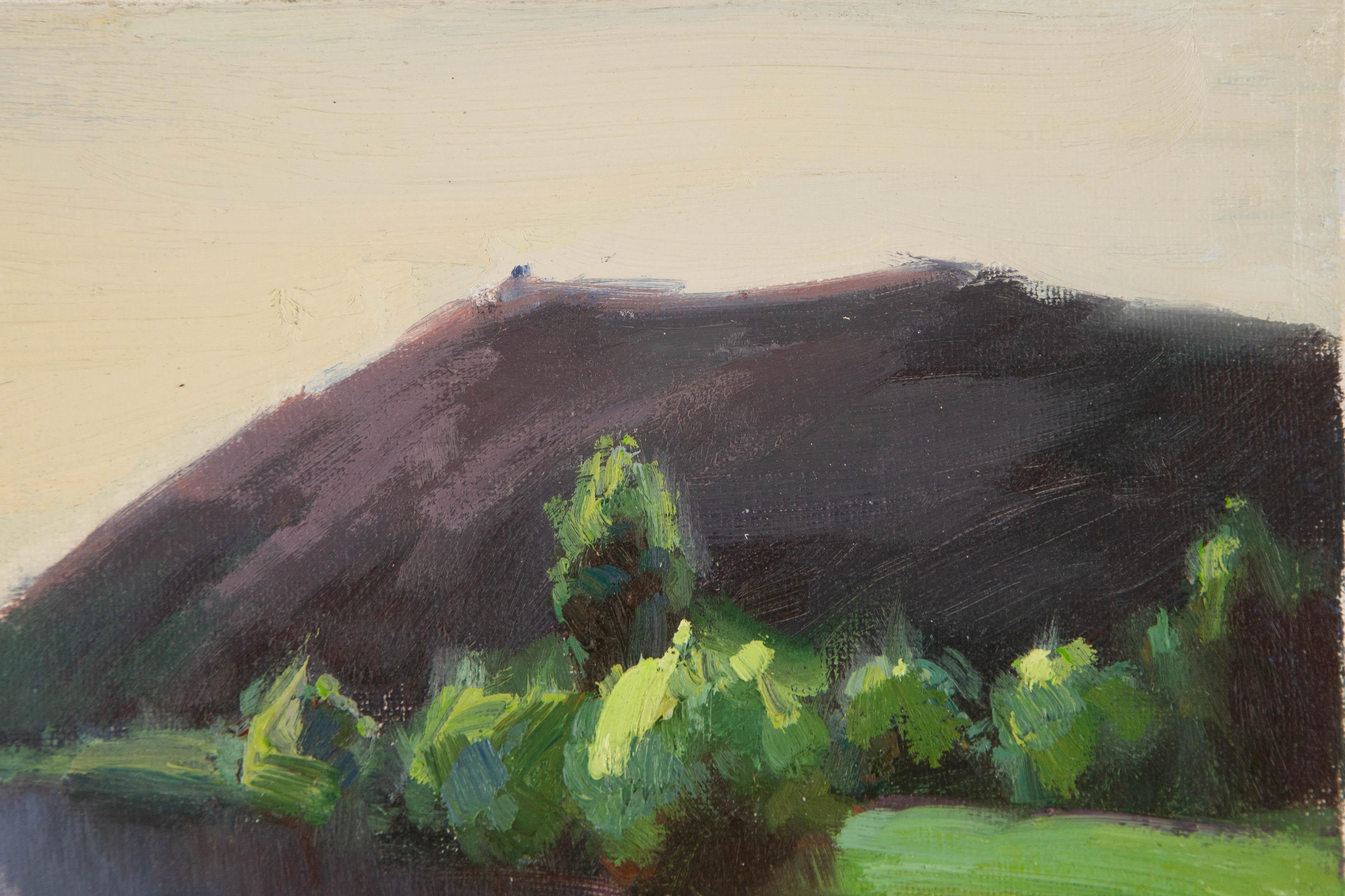 Jing Hong Landscape Original Oil On Canvas 