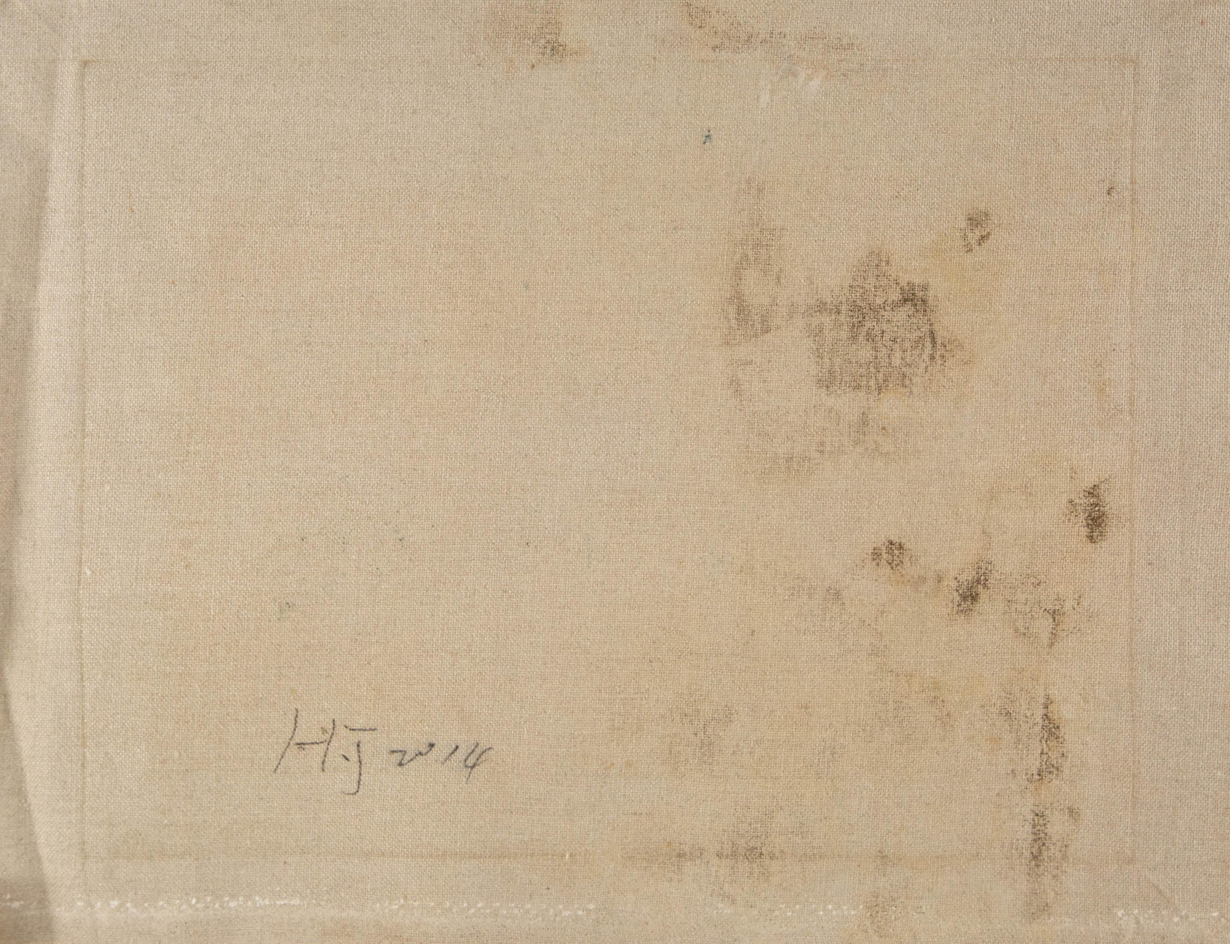 Jing Hong Landscape Original Oil On Canvas 