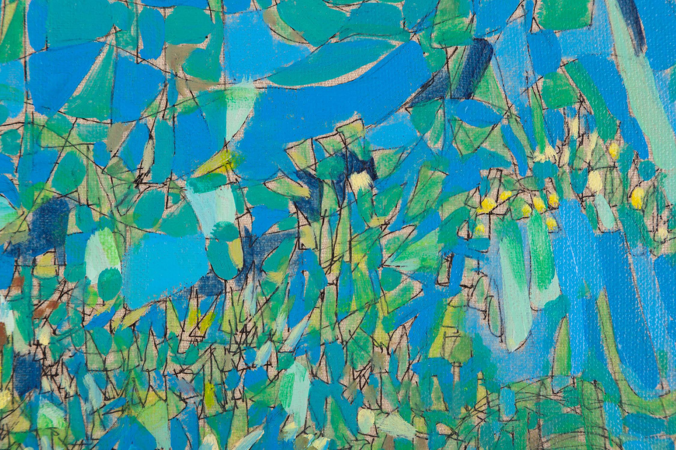 Jing Zhang Abstract Original Mixed Media 