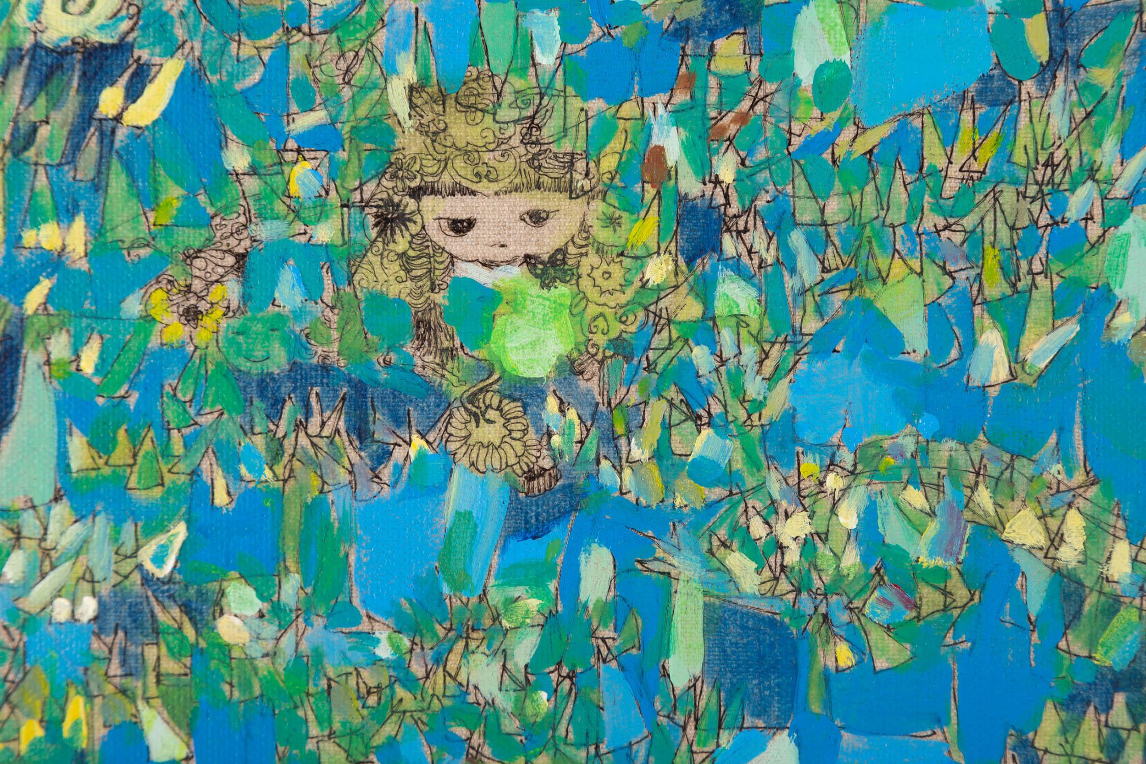 Jing Zhang Abstract Original Mixed Media 