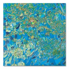 Jing Zhang Astratto Originale a tecnica mista "Foresta d'estate"