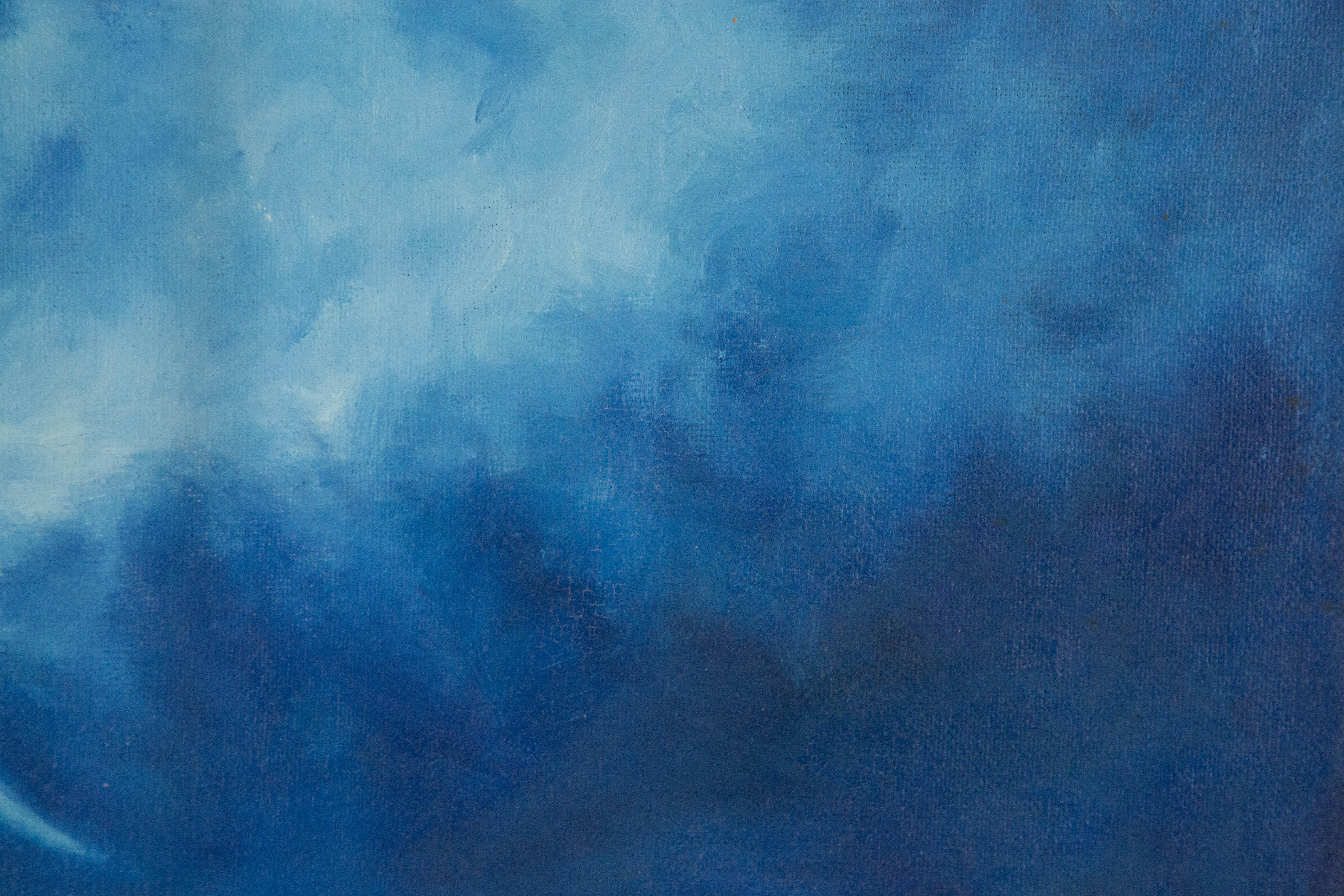 Jing Zhang Abstrait Original Huile sur Toile 