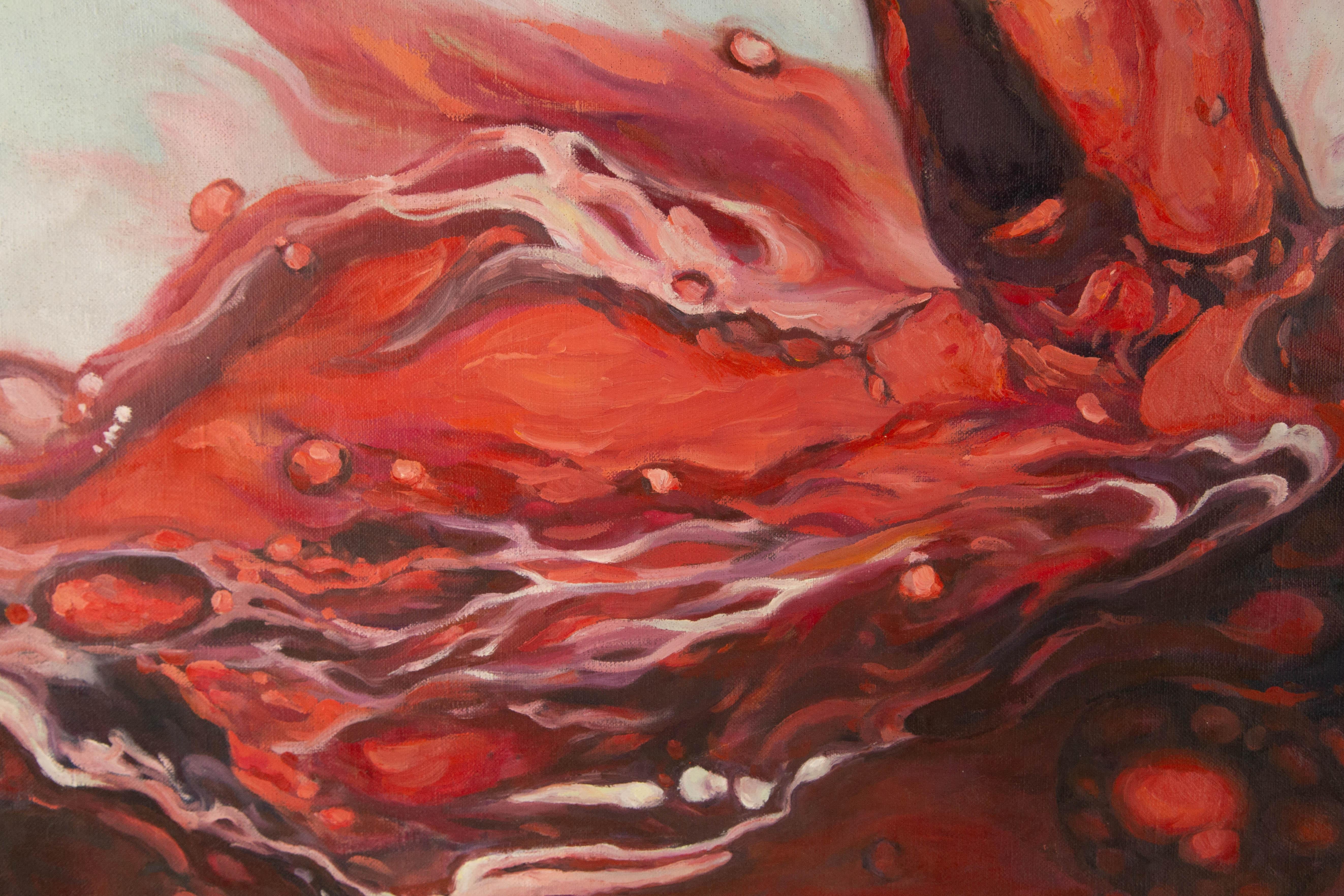 Jing Zhang Abstract Original Oil On Canvas 