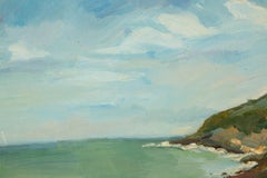 Jiani Tang Landscape Original Oil Painting "Sunday Seaside"