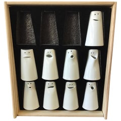 Spin Ceramics Jingdezhe Porzellan Happy Bud Vasen entworfen von Tong Wei:: Satz von 9